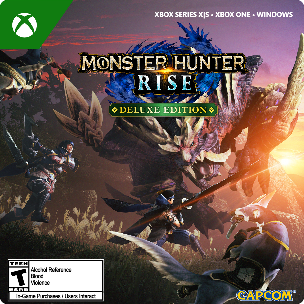 Monster Hunter Rise Deluxe Xbox GameStop Edition X Xbox Series | X/S - Series 