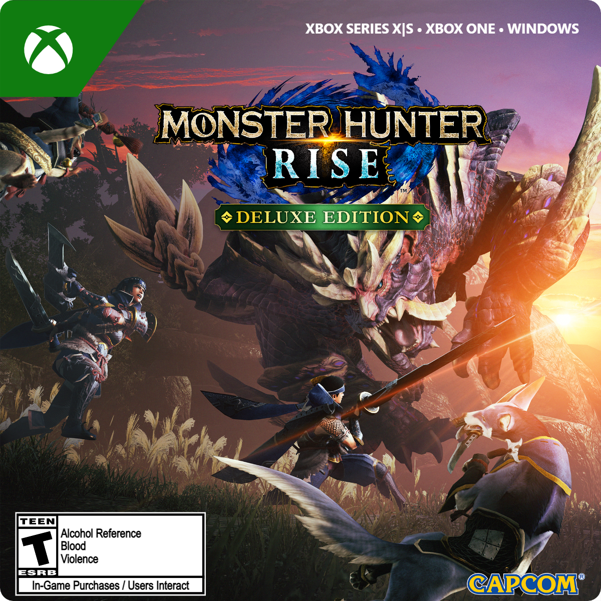 Monster Hunter Rise Deluxe Edition Xbox One, Xbox Series S, Xbox Series X,  Windows [Digital] G3Q-01834 - Best Buy