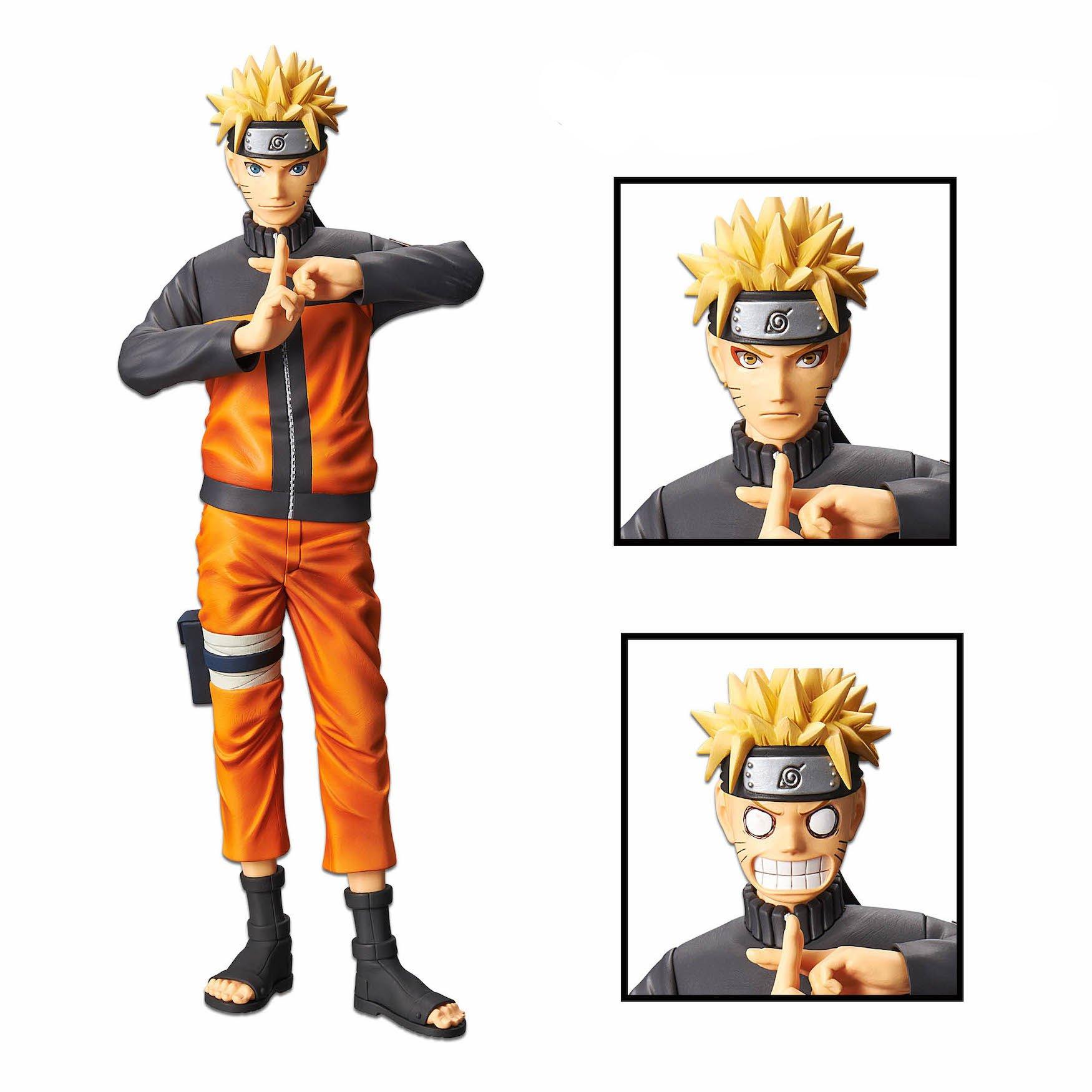 Naruto Shippuden Uzumaki Naruto Grandista Nero Statue Gamestop