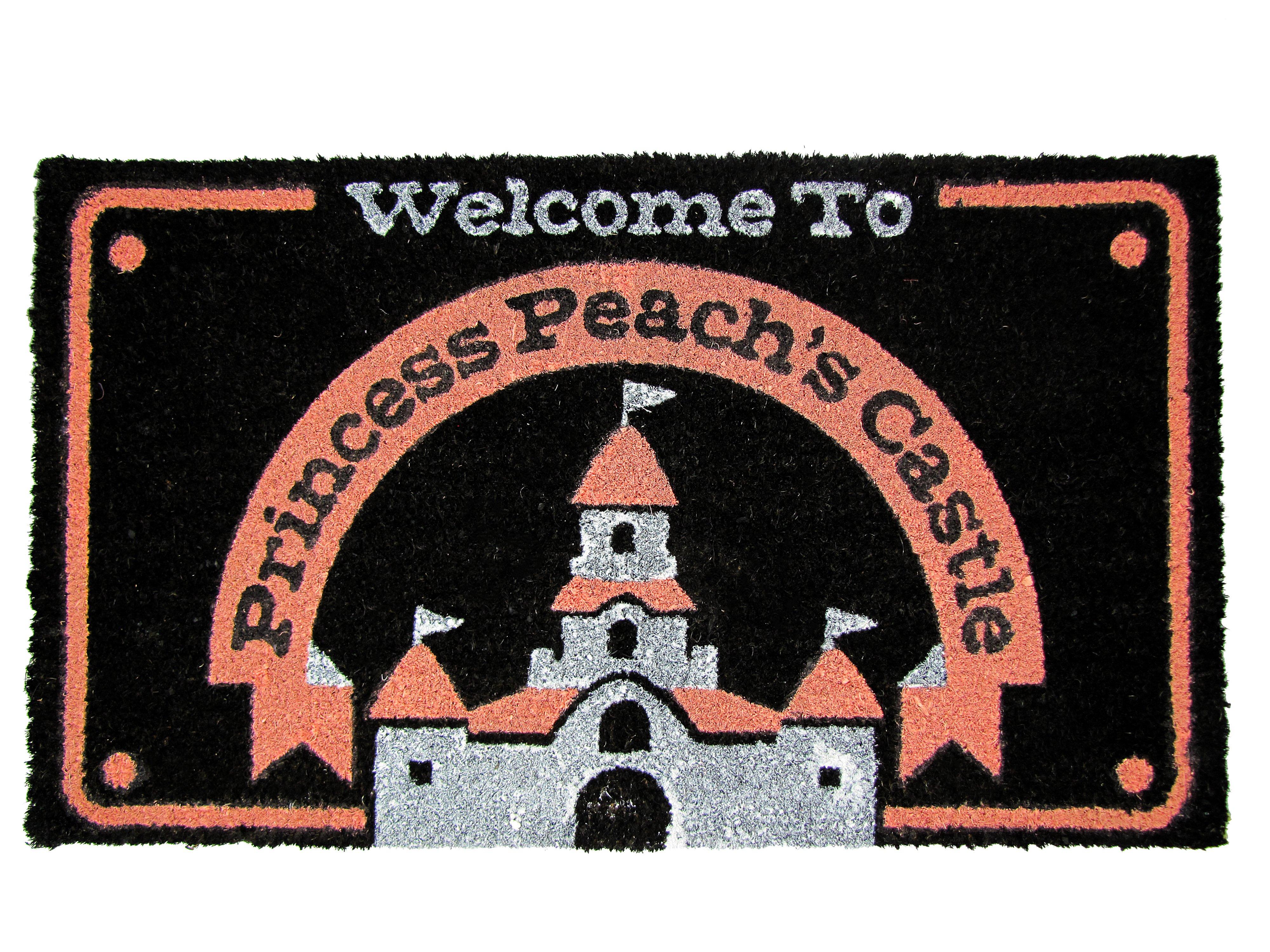 Download Mario Bros Princess Peach S Castle Doormat Gamestop