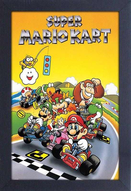 Super Mario Kart Retro Art Print