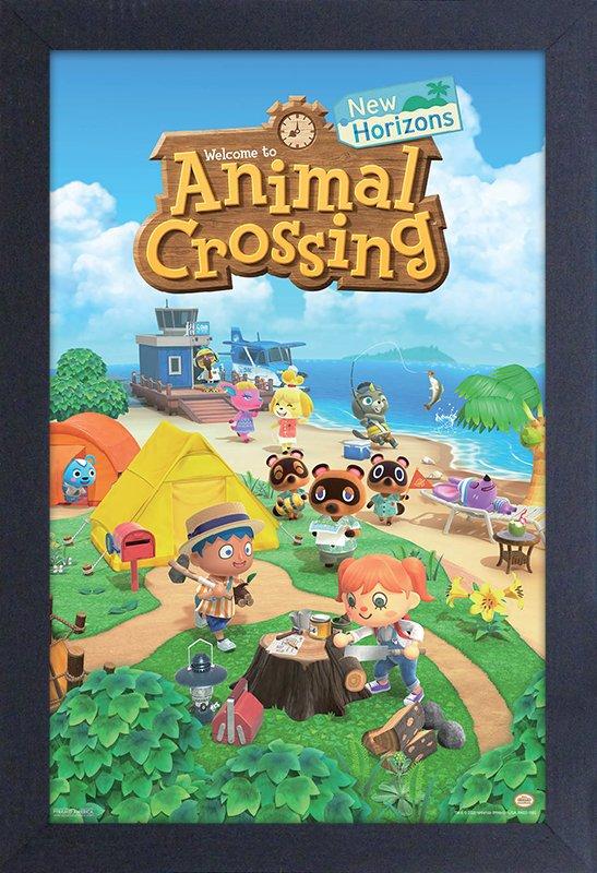animal crossing new horizons poster gamestop