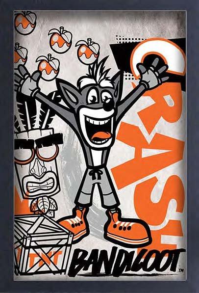 Crash Bandicoot Arms Art Print