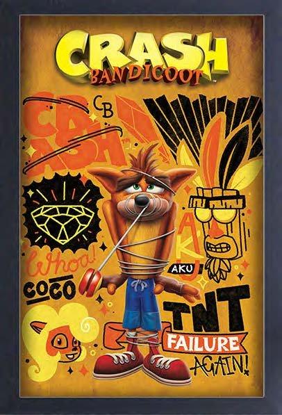 Crash Bandicoot TNT Failure Art Print