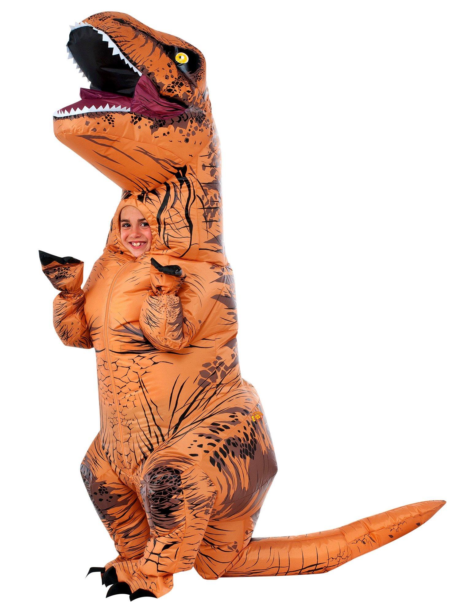 Costume dinosauro t-rex divertente dress brown con zaino e cavo usb  parayoyo B073F43NM6 - Mega Shopping
