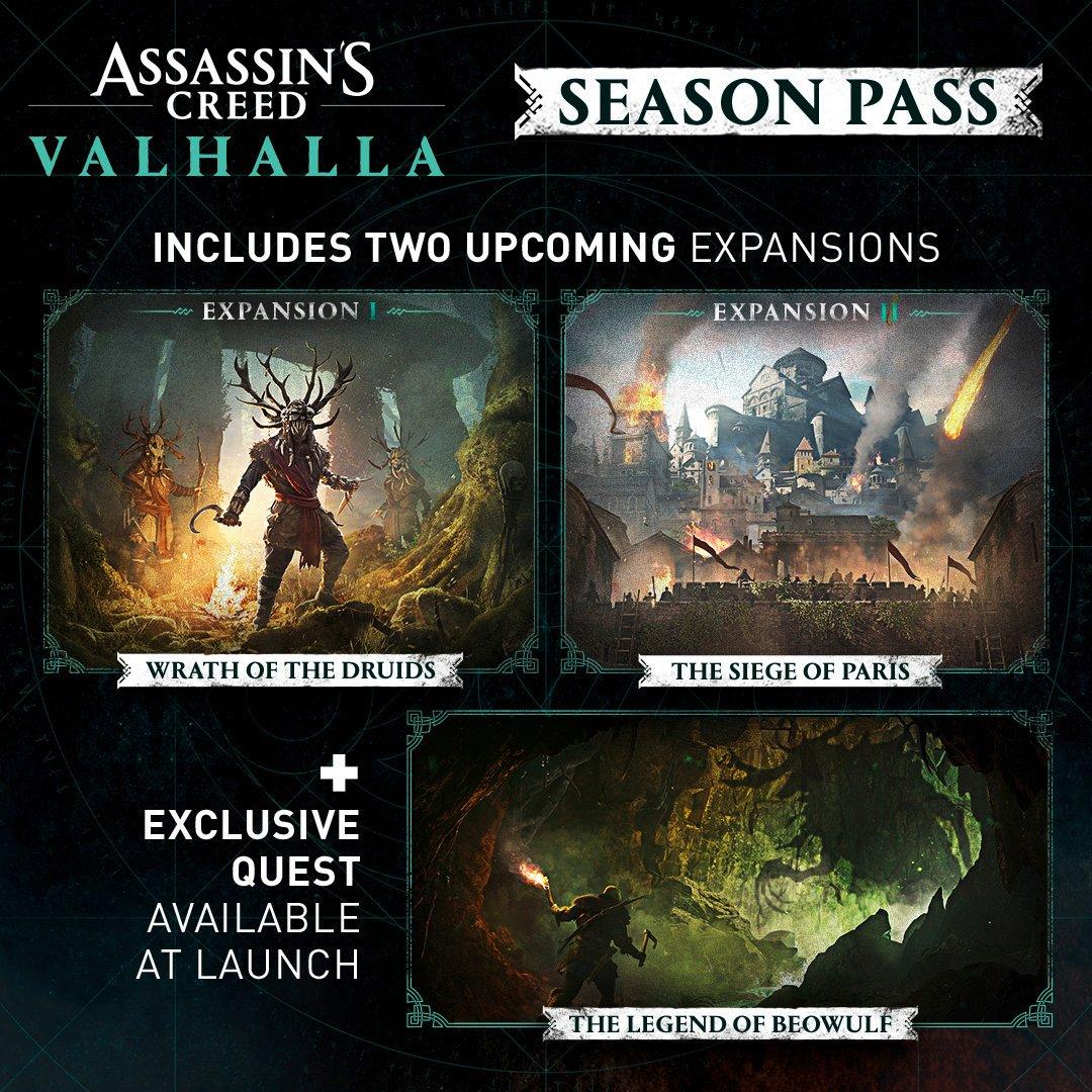 Assassins creed valhalla season pass что входит