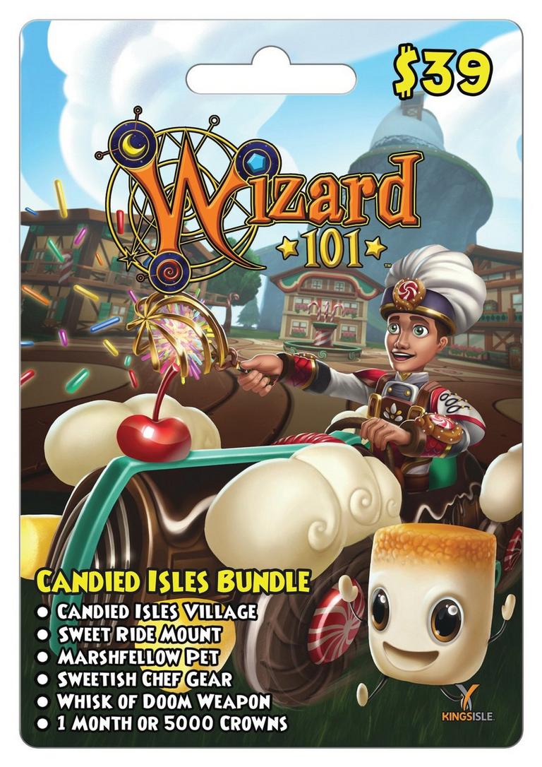 Wizard 101 Candied Isles Bundle Card