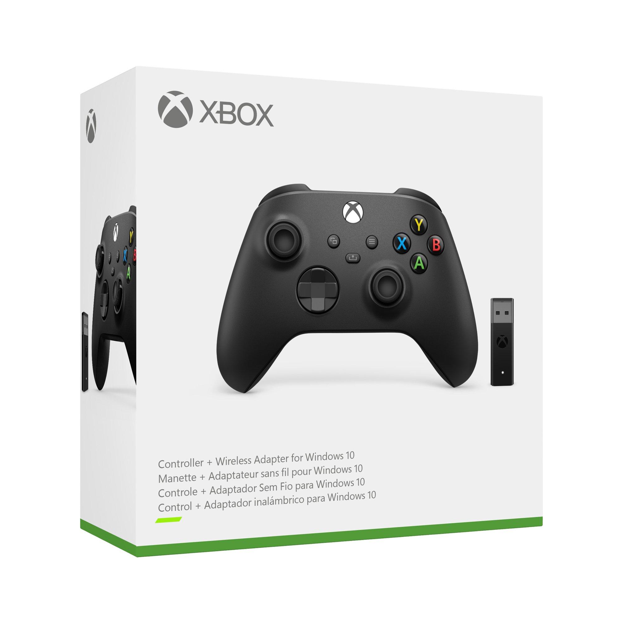 Microsoft Xbox Series X Wireless Controller with Wireless Adapter