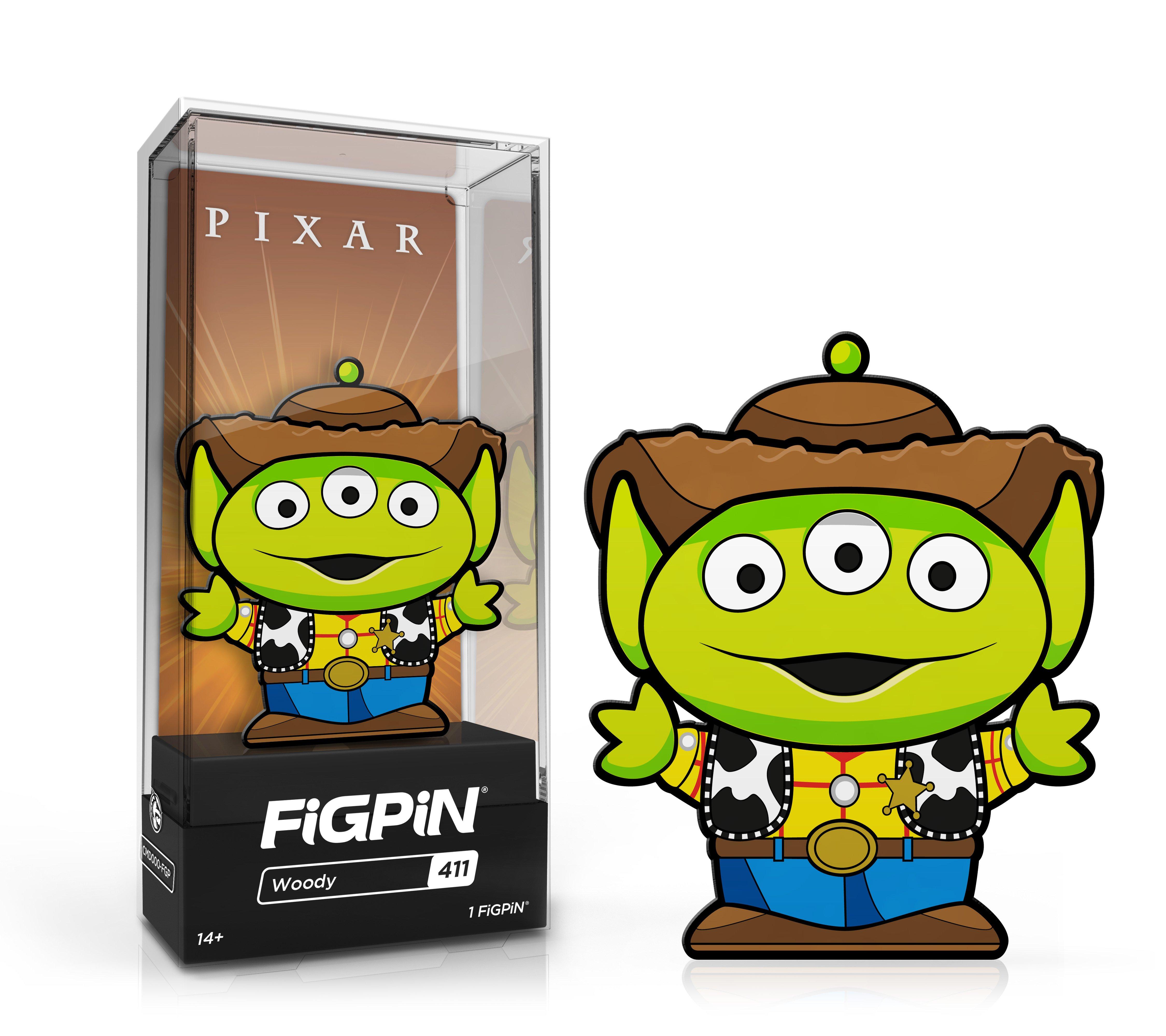 FiGPiN Pixar Alien Remix Woody Collectible Enamel Pin