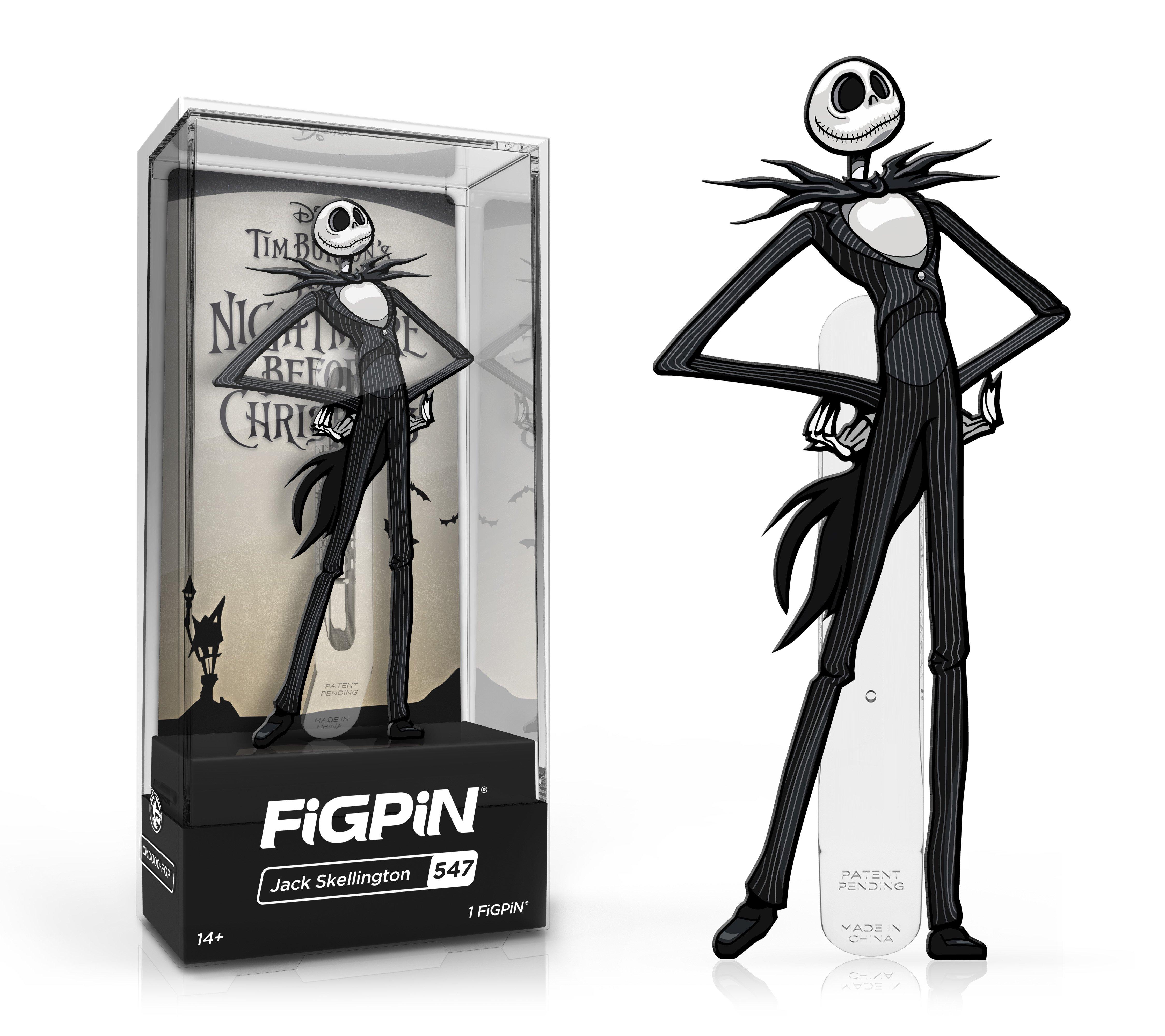 list item 1 of 1 FiGPiN The Nightmare Before Christmas Jack Skellington Collectible Enamel Pin