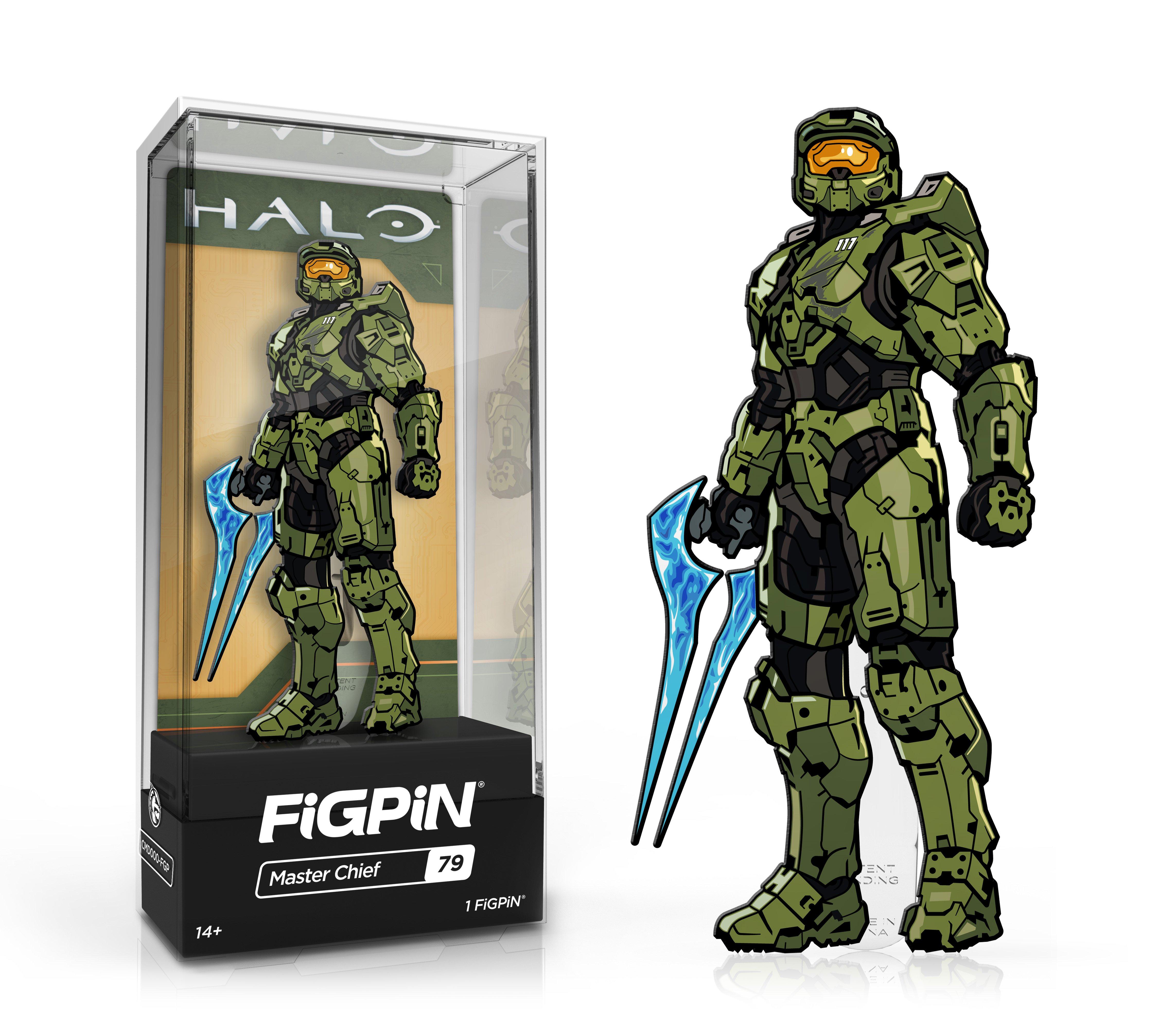 list item 1 of 1 FiGPiN Halo Master Chief Collectible Enamel Pin