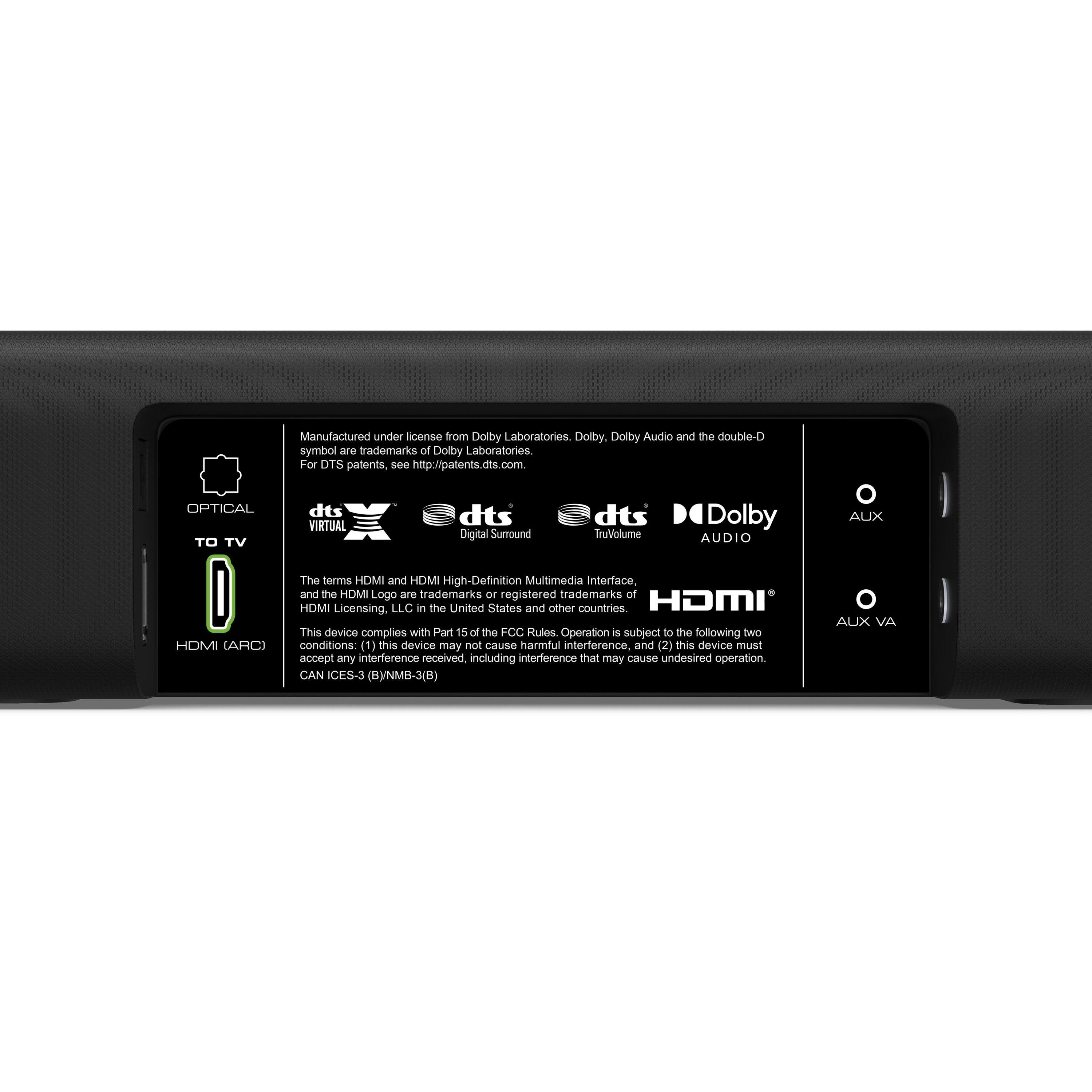 Vizio best sale soundbar inputs