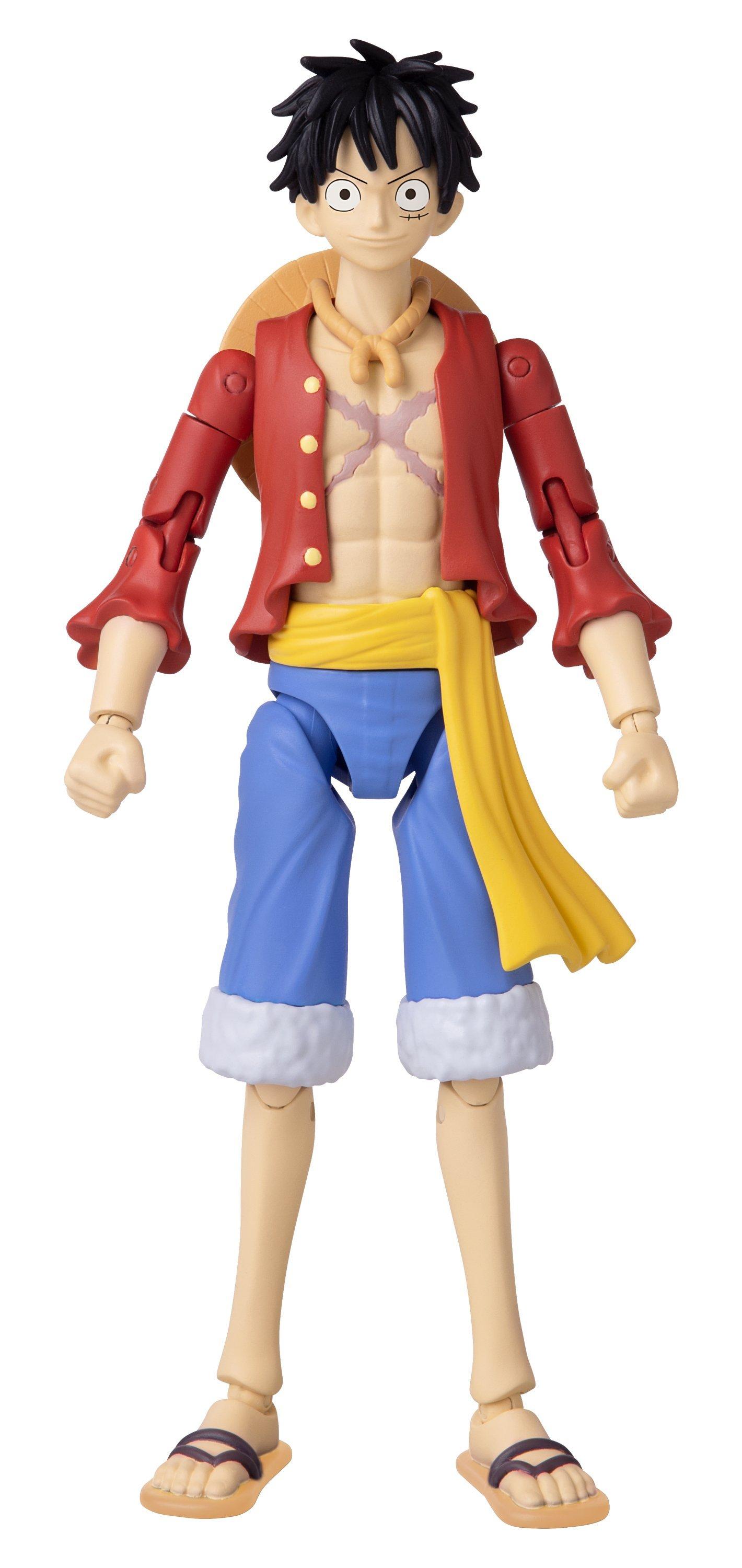 Bandai One Piece Luffy Anime Heroes 6 5 In Action Figure Gamestop