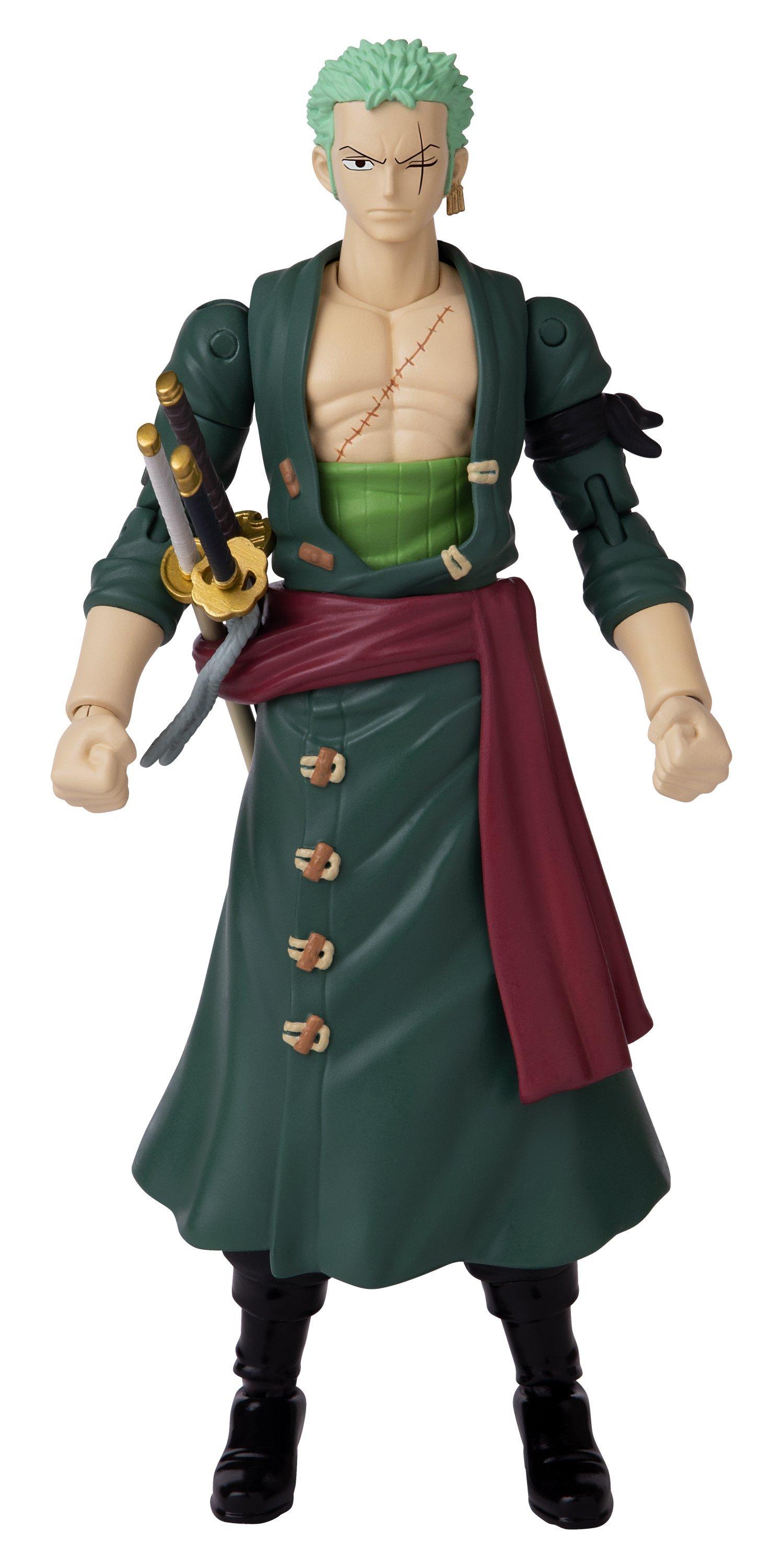 Bandai One Piece Zoro Anime Heroes 6 5 In Action Figure Gamestop