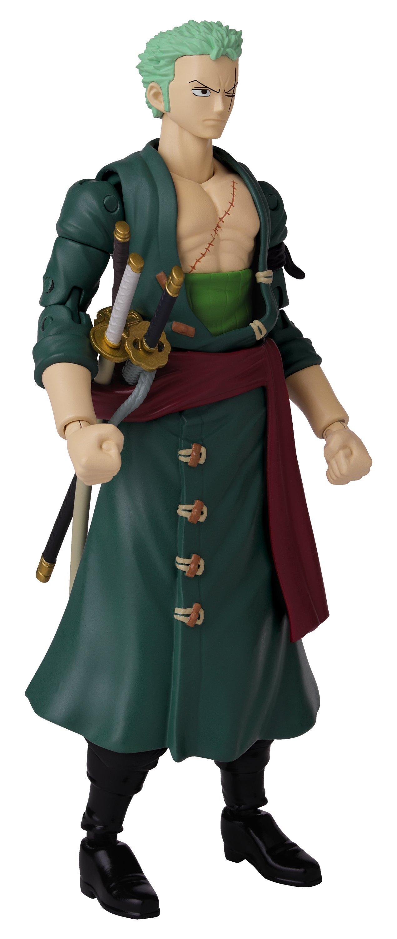 Bandai One Piece Zoro Anime Heroes 6 5 In Action Figure Gamestop