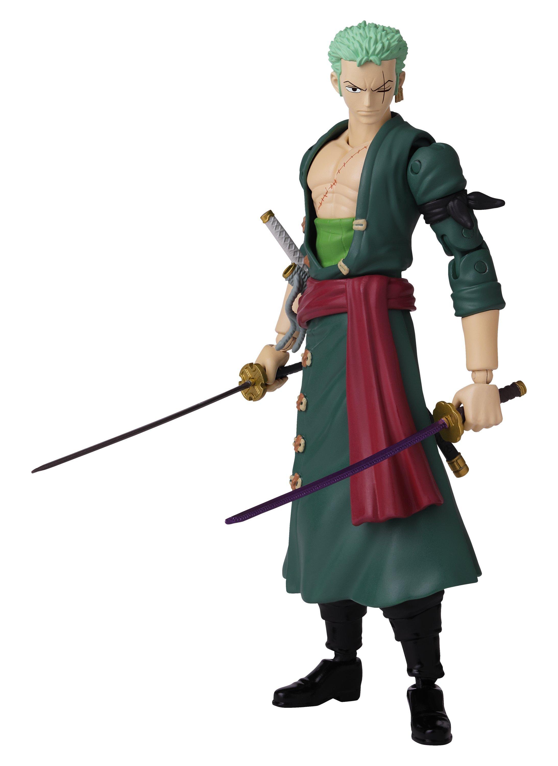 Bandai One Piece Zoro Anime Heroes 6 5 In Action Figure