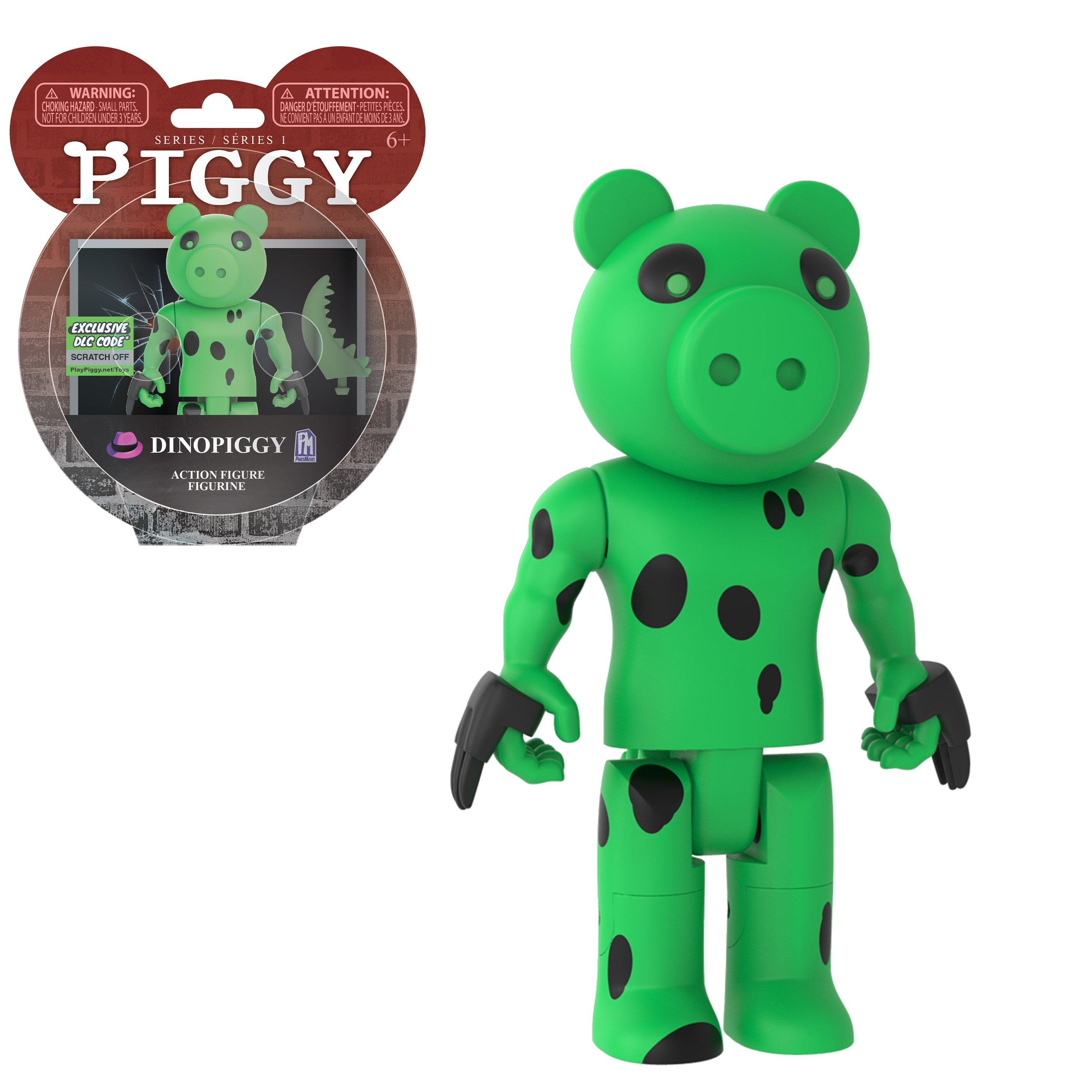 Piggy Dinopiggy Series 1 Action Figure Gamestop - roblox piggy green key