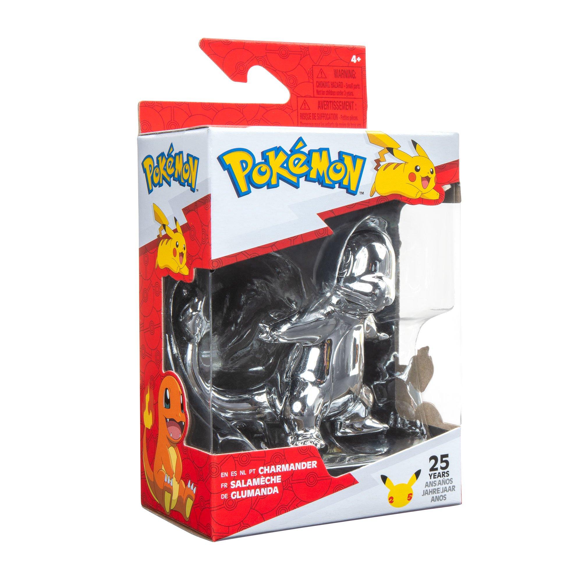 Pokemon 25th Anniversary Charmander (Silver) Battle Figure