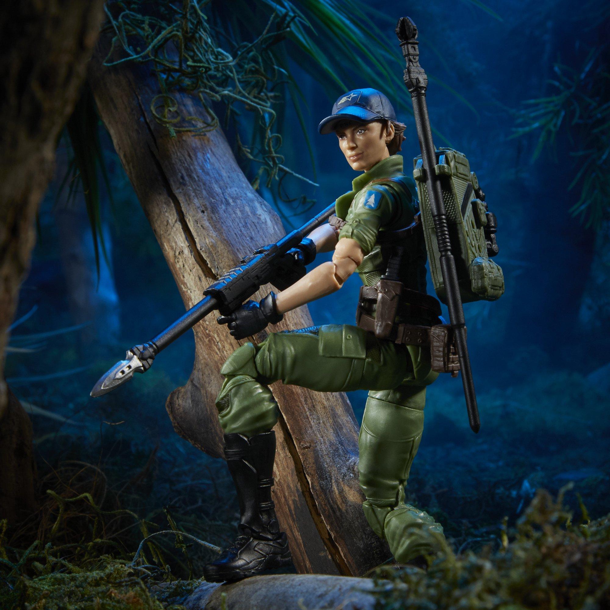 Hasbro G.I Joe Classified Series Lady Jaye Action Figure 25 Collectible Premium Toy with Multiple Accessories 6-Inch Scale with Custom Package Art 