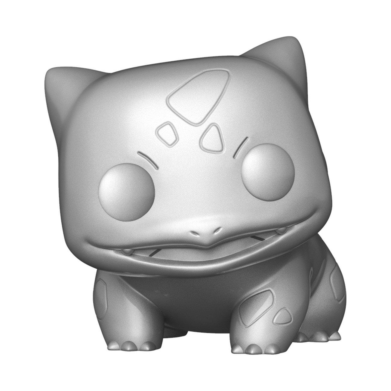 Funko Pop Games Pokemon Bulbasaur Silver Metallic 3 5 In Vinyl Figure Gamestop