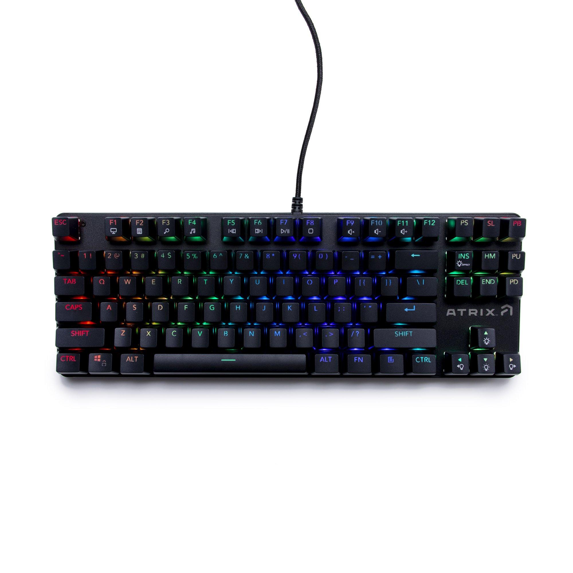 Atrix FPS Brown Switch Wired Mechnical Keyboard with RGB