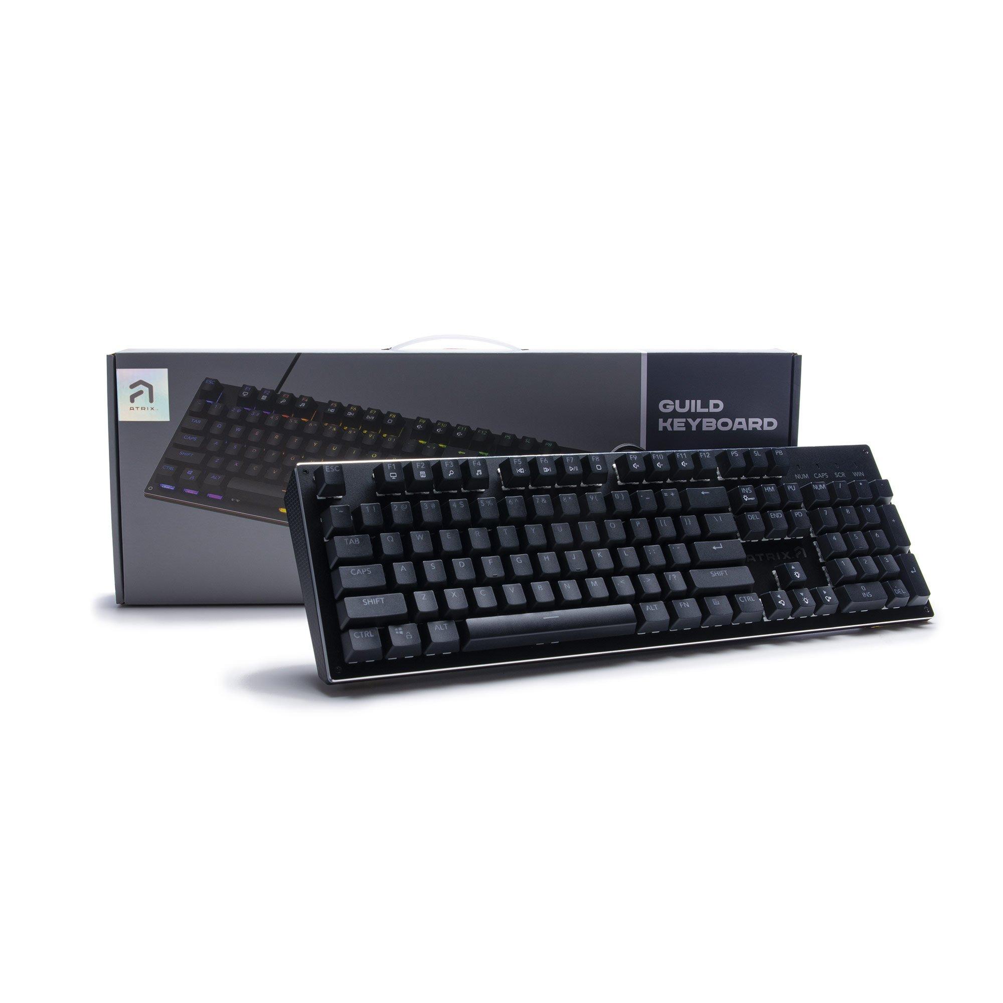 Atrix Guild Series Wired Keyboard with RGB