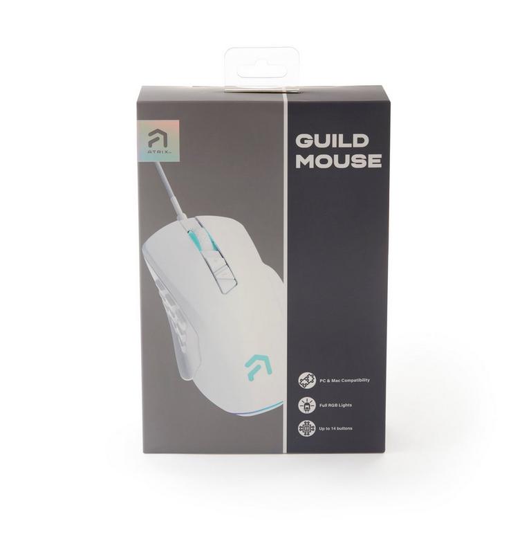 Atrix MMO Gaming Mouse - White