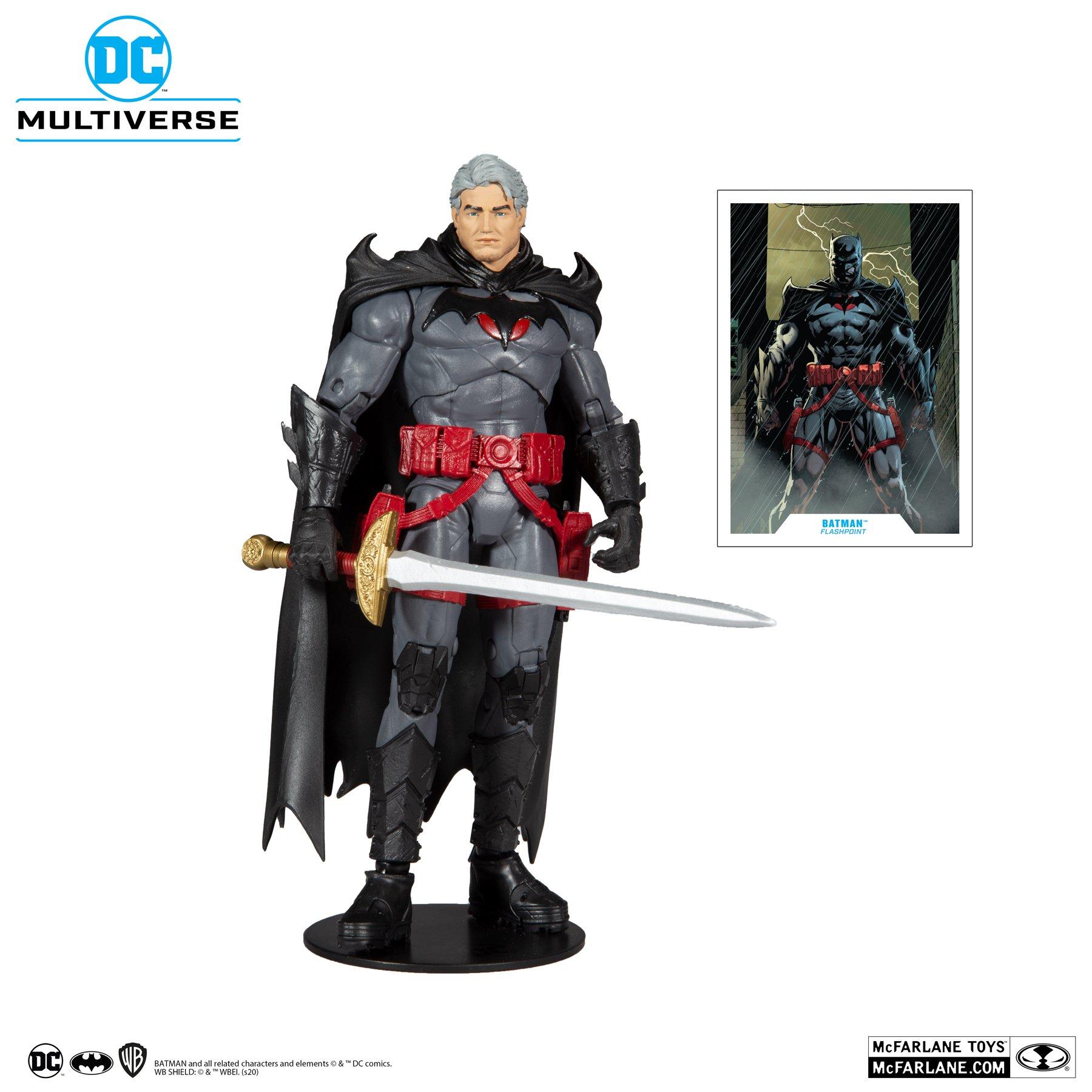 McFarlane Toys Flashpoint Batman Thomas Wayne Unmasked DC Multiverse