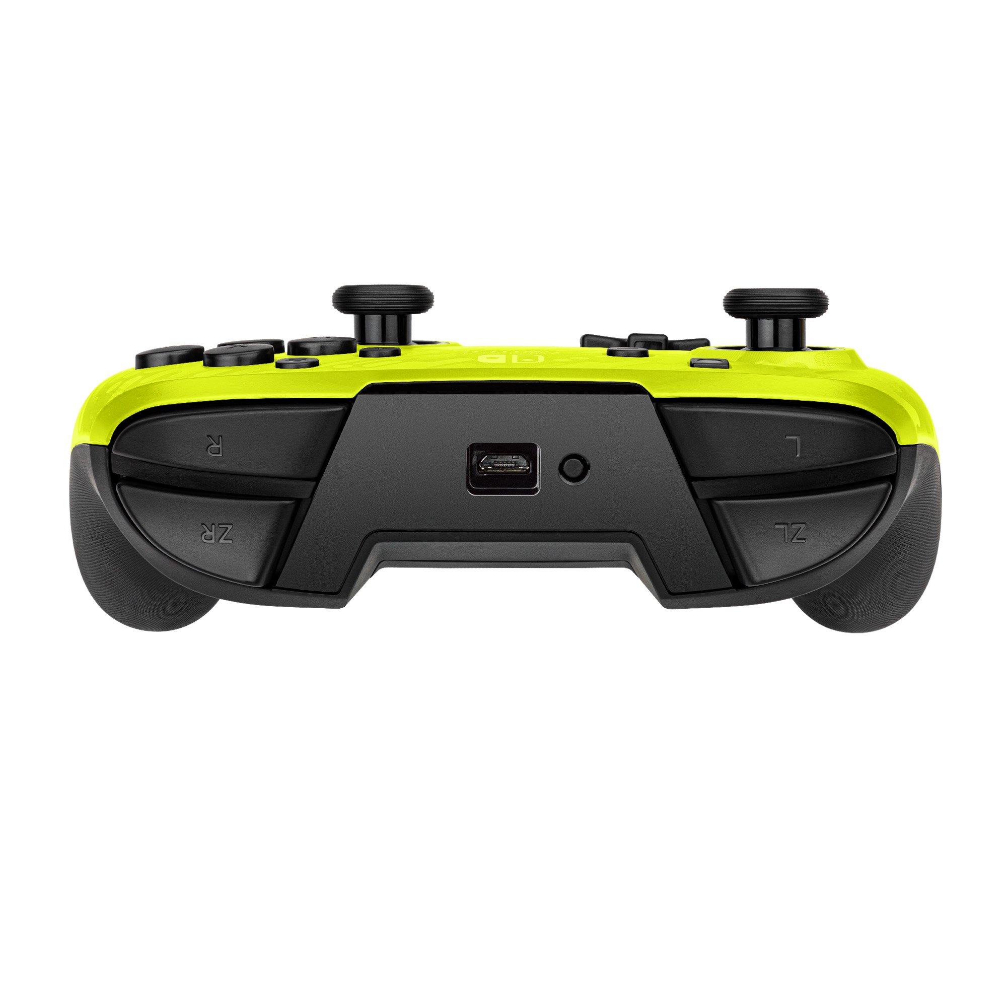 Faceoff Yellow Camo Wireless Deluxe Controller for Nintendo Switch