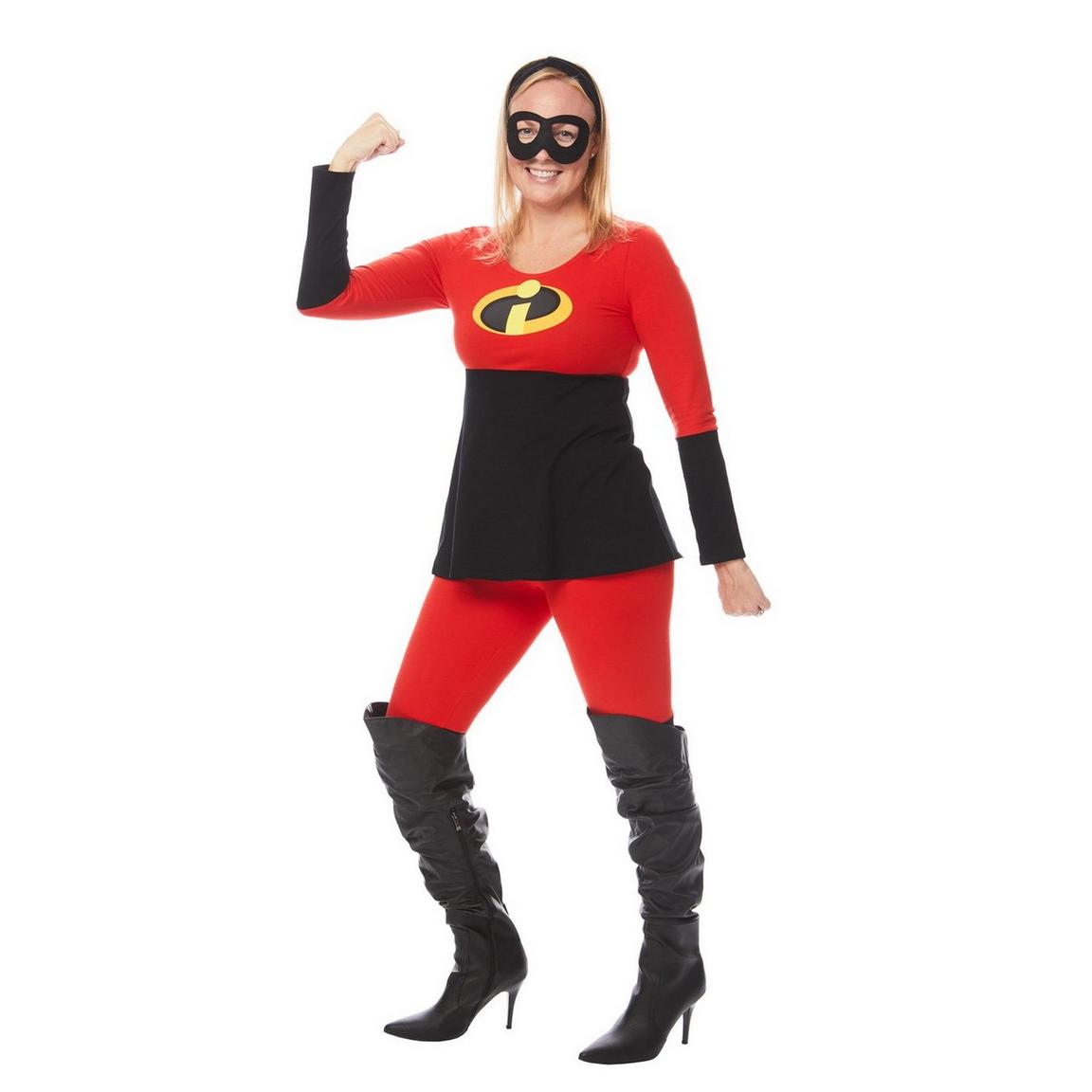 Disney The Incredibles Mrs.Incredible Adult Costume, Size: Medium, Rubie's Costume Company