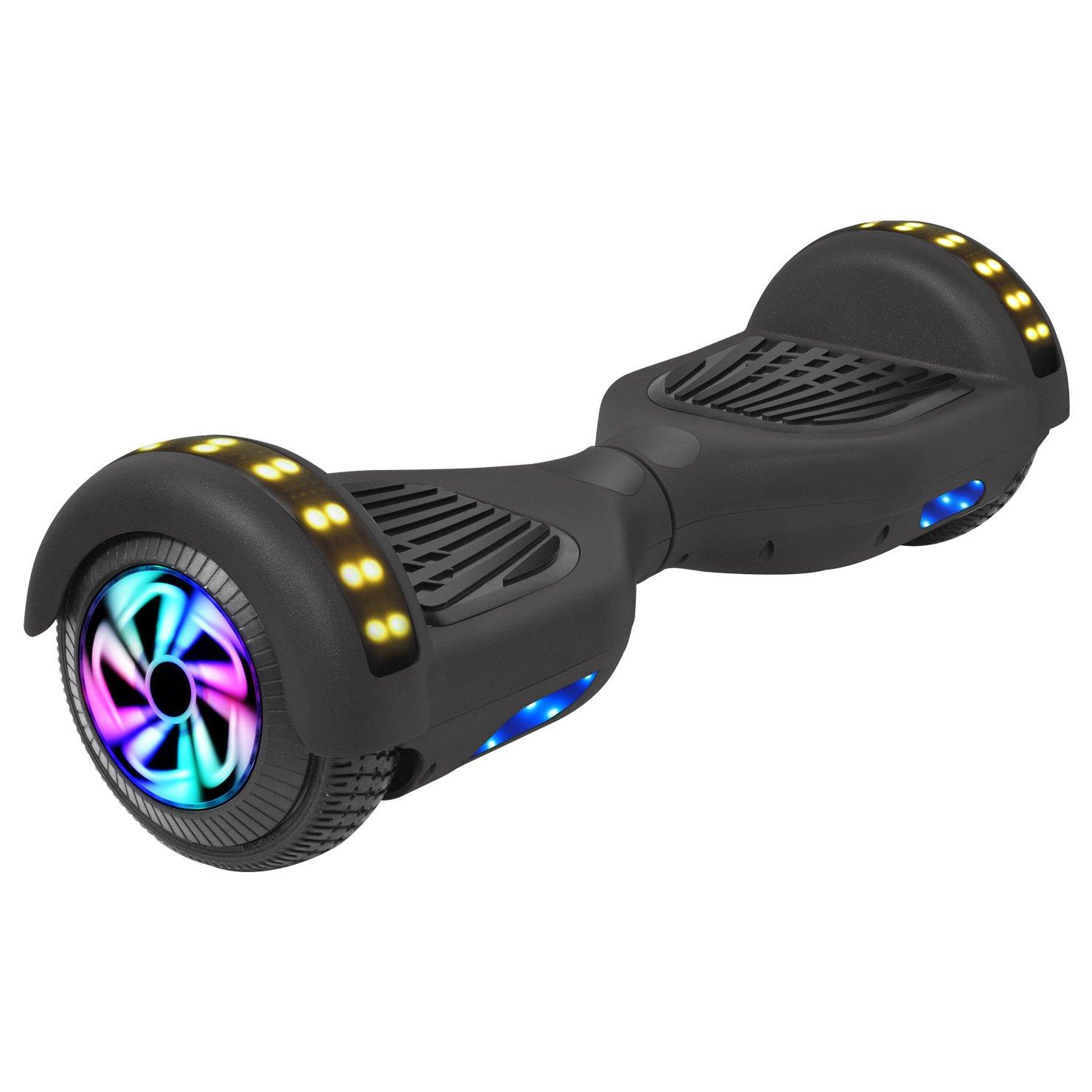 White Hoverboard with LED Wheels UL2272 Certified 
