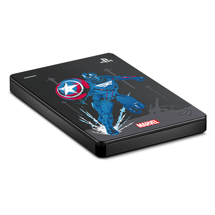 Marvel's Avengers Captain America Special Edition Game Drive 2TB for PlayStation 4 GameStop Exclusive