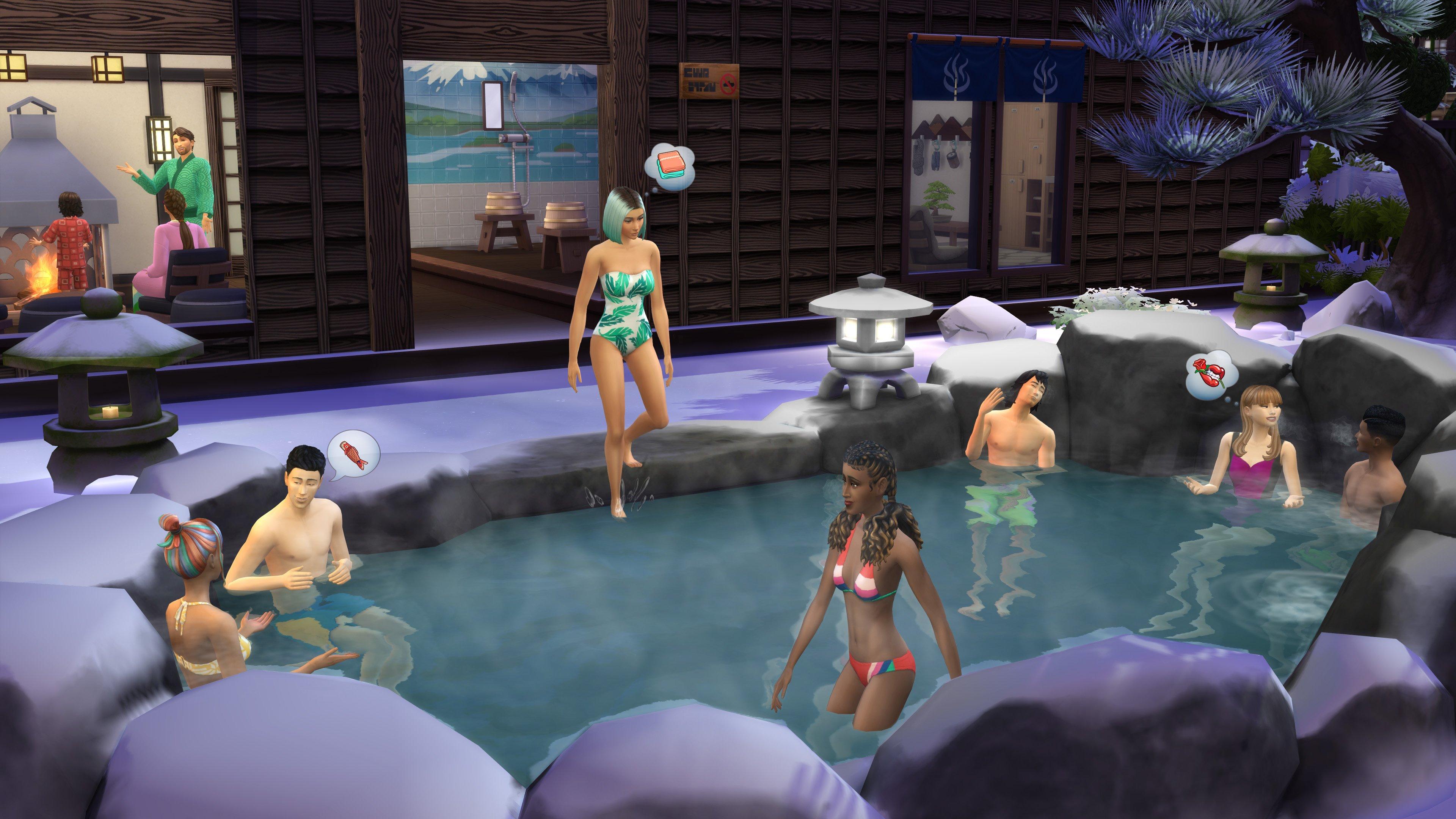 The Sims 4 Snowy Escape DLC