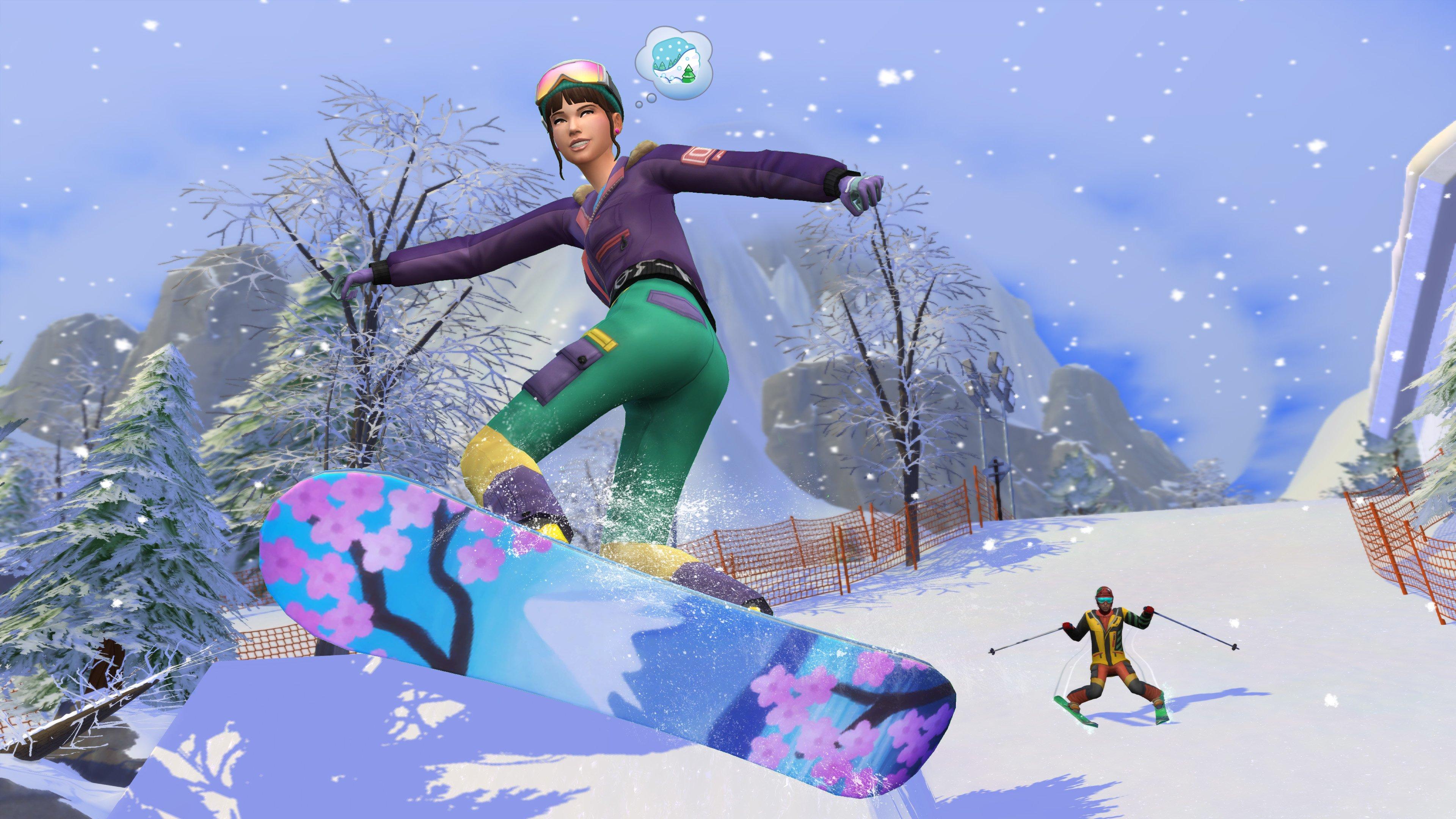 The Sims 4 Snowy Escape DLC