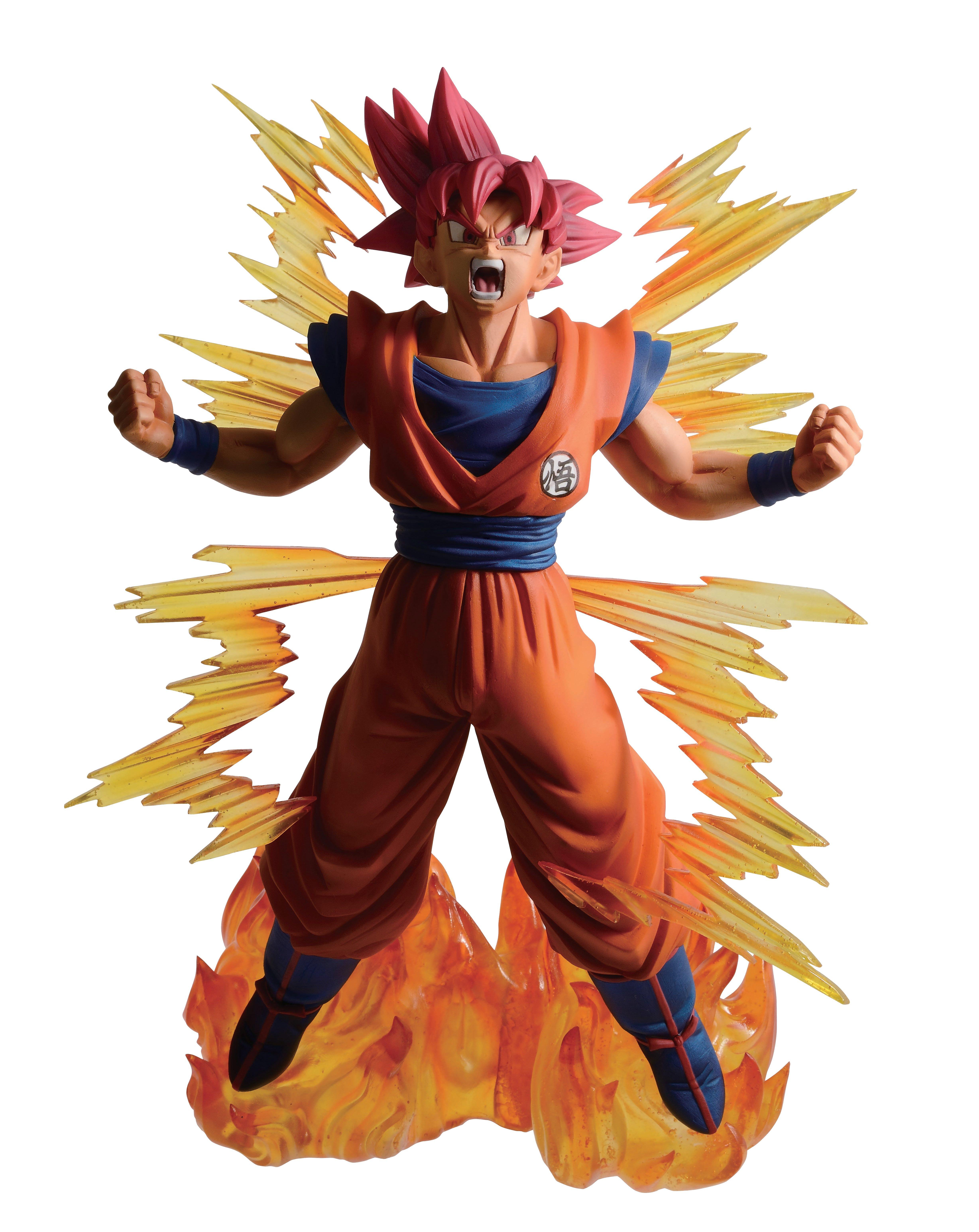 Dragon Ball Super Goku Super Saiyan God Statue Gamestop