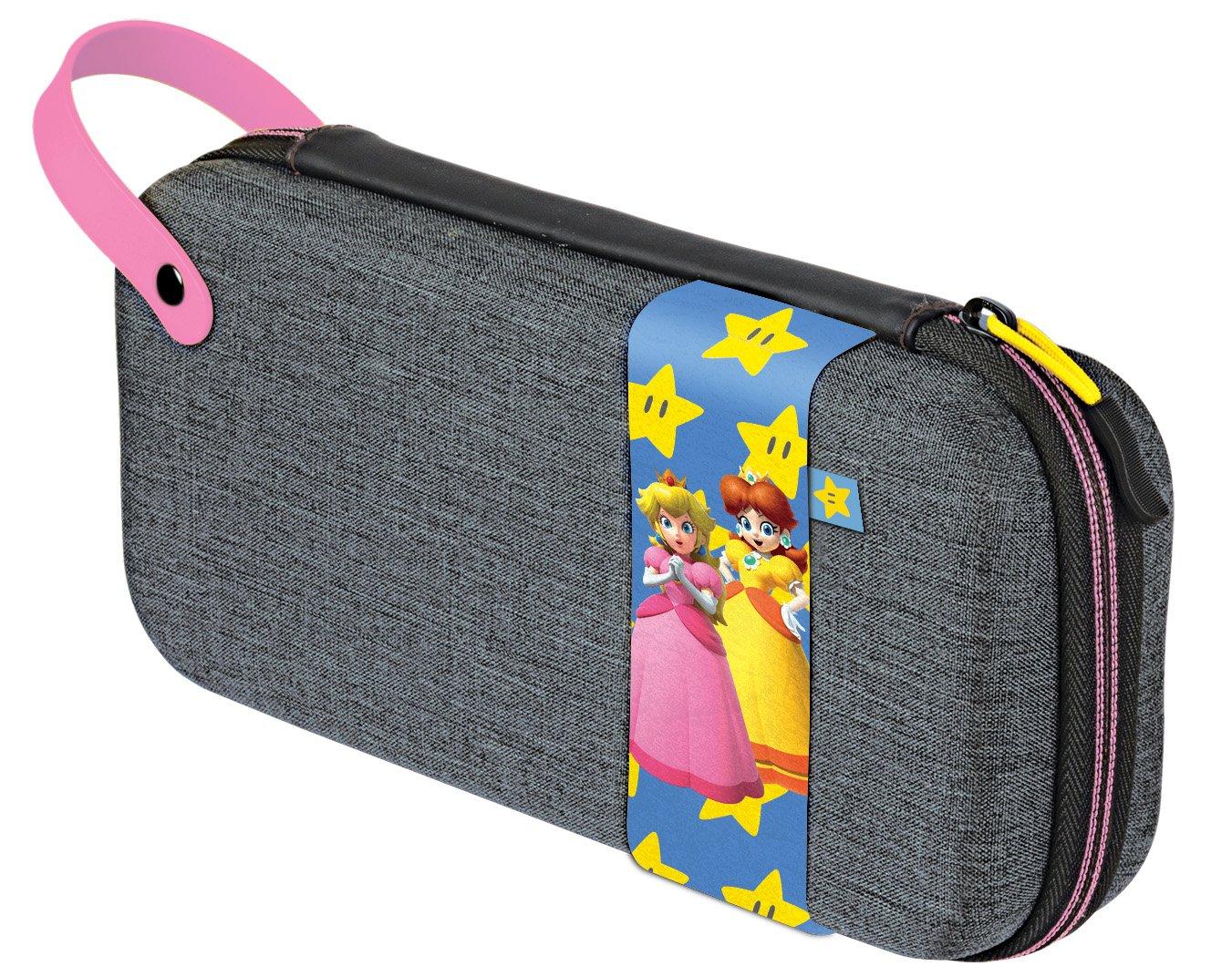 Super Mario Bros. Princess Peach and Princess Daisy Deluxe Travel Case for Nintendo Switch