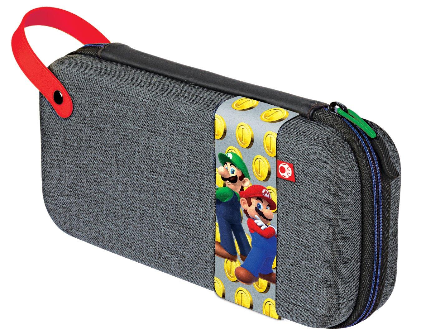 Super Mario Bros. Mario and Luigi Deluxe Travel Case for Nintendo Switch