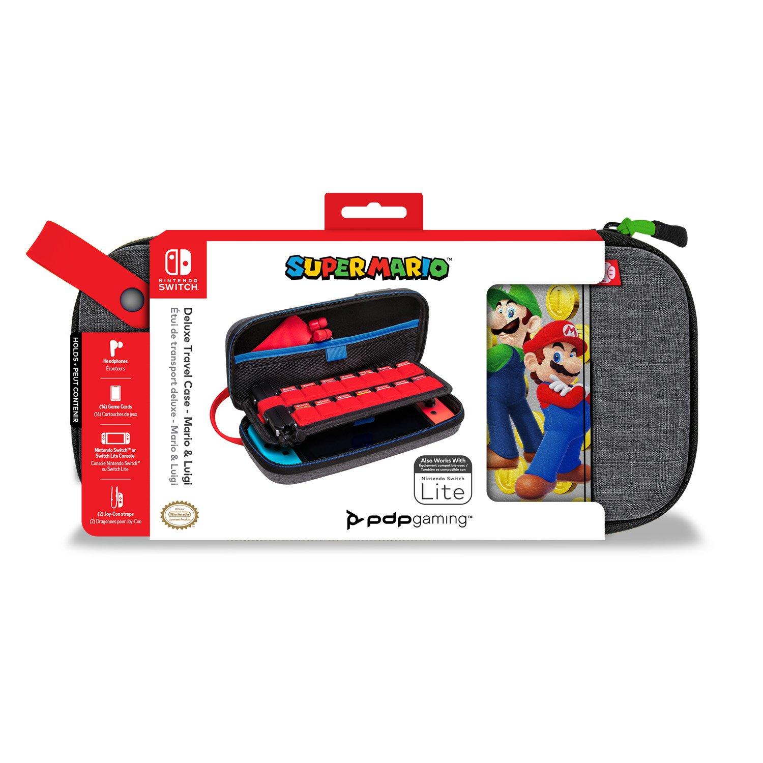 Pdp Deluxe Travel Case For Nintendo Switch Super Mario Bros Mario And Luigi Gamestop