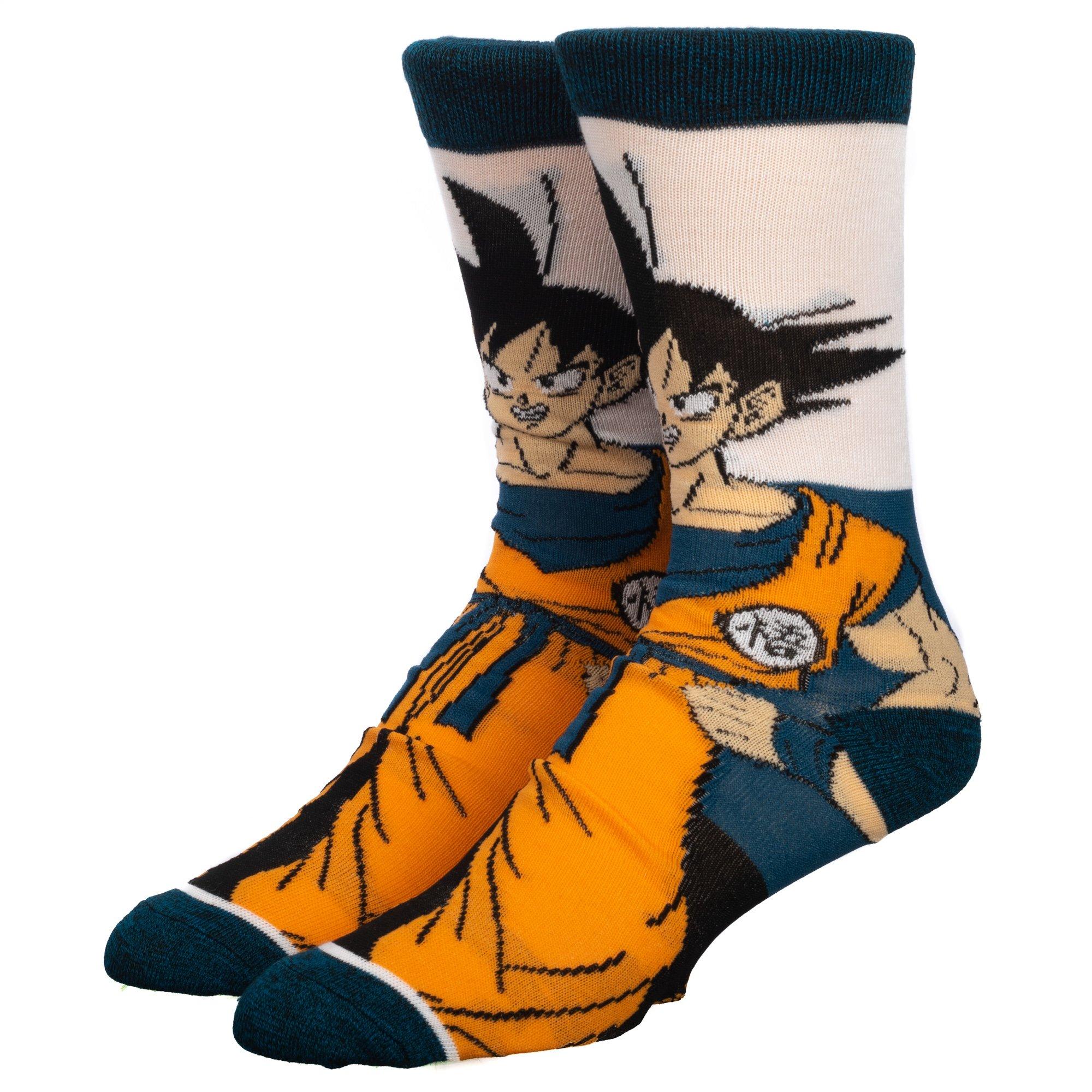 Dragon Ball Z Character and Symbols Crew Socks 5 Pack | GameStop