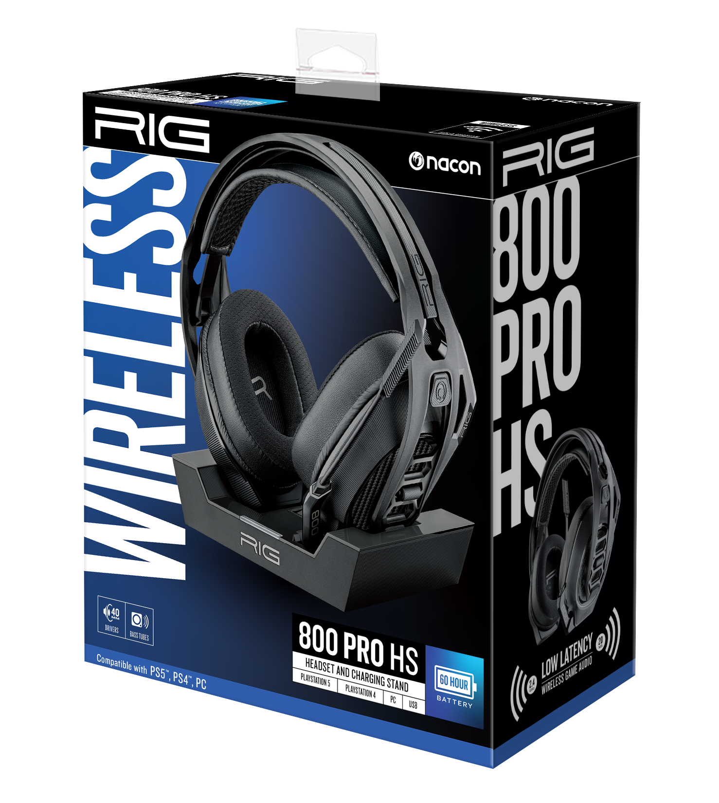 RIG 800 PRO HS Wireless Headset with Base for PlayStation 4 and