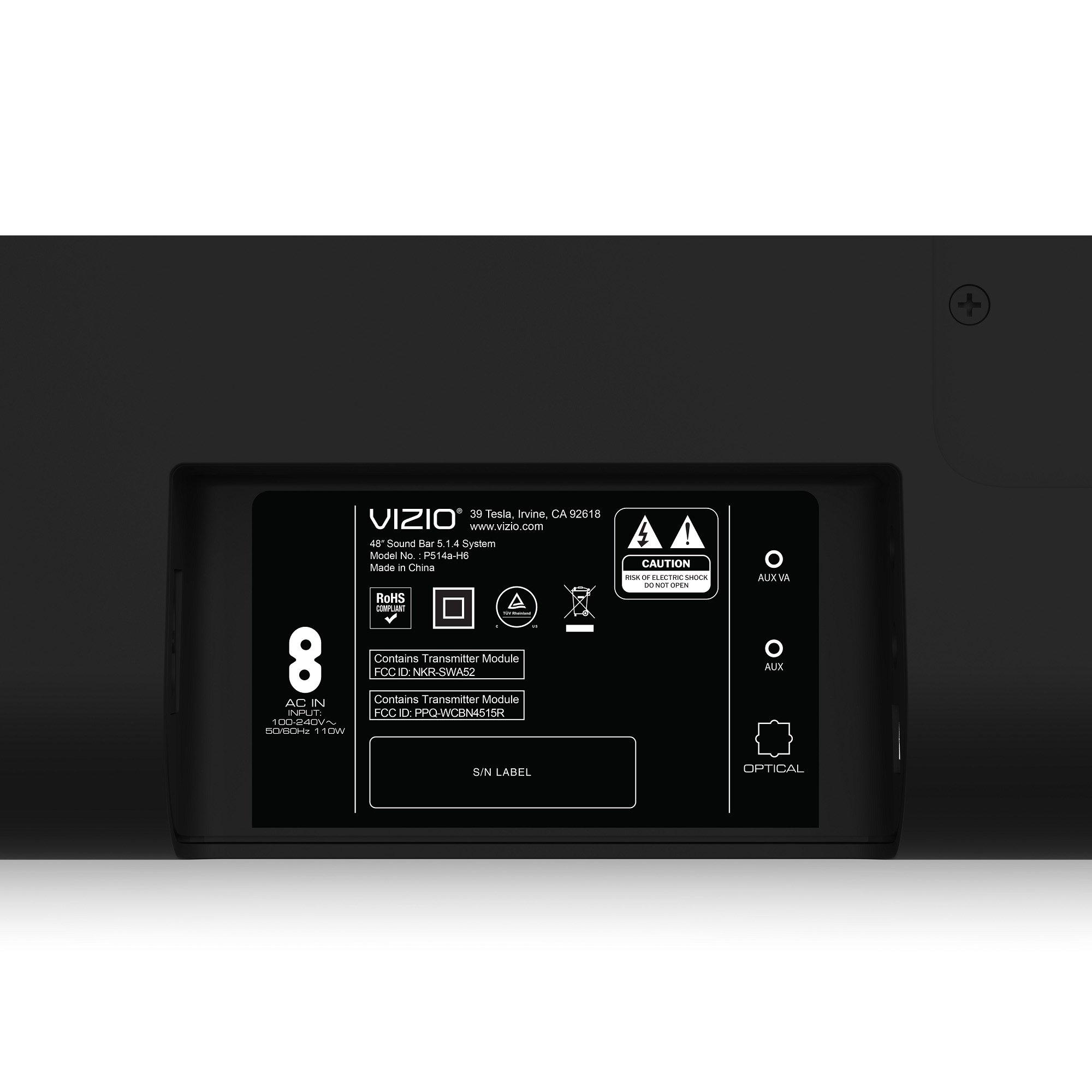 VIZIO Elevate 5.1.4 Home Theater Sound Bar with Dolby Atmos and DTSX