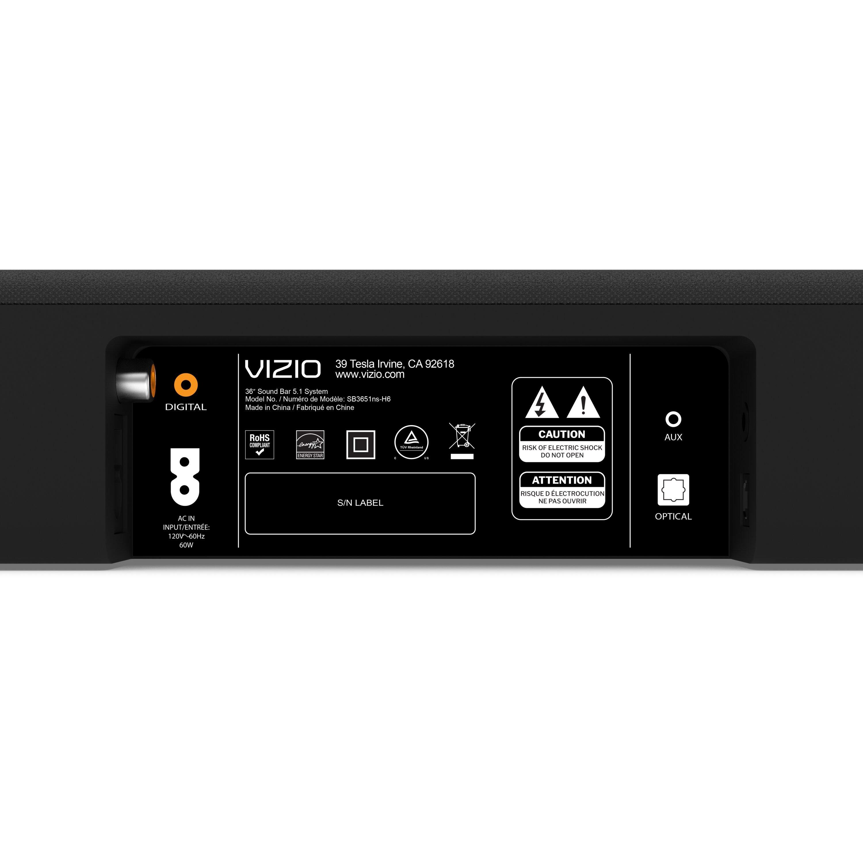 vizio slim subwoofer