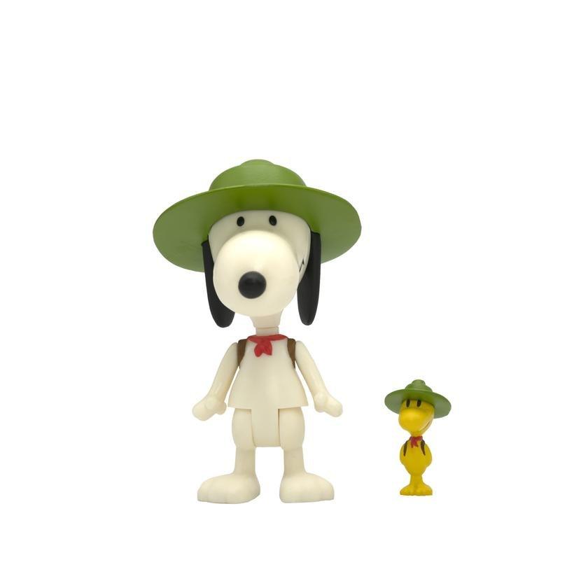 Peanuts Beagle Scout Snoopy And Woodstock Reaction Figures Wave 3 Action Figure Gamestop