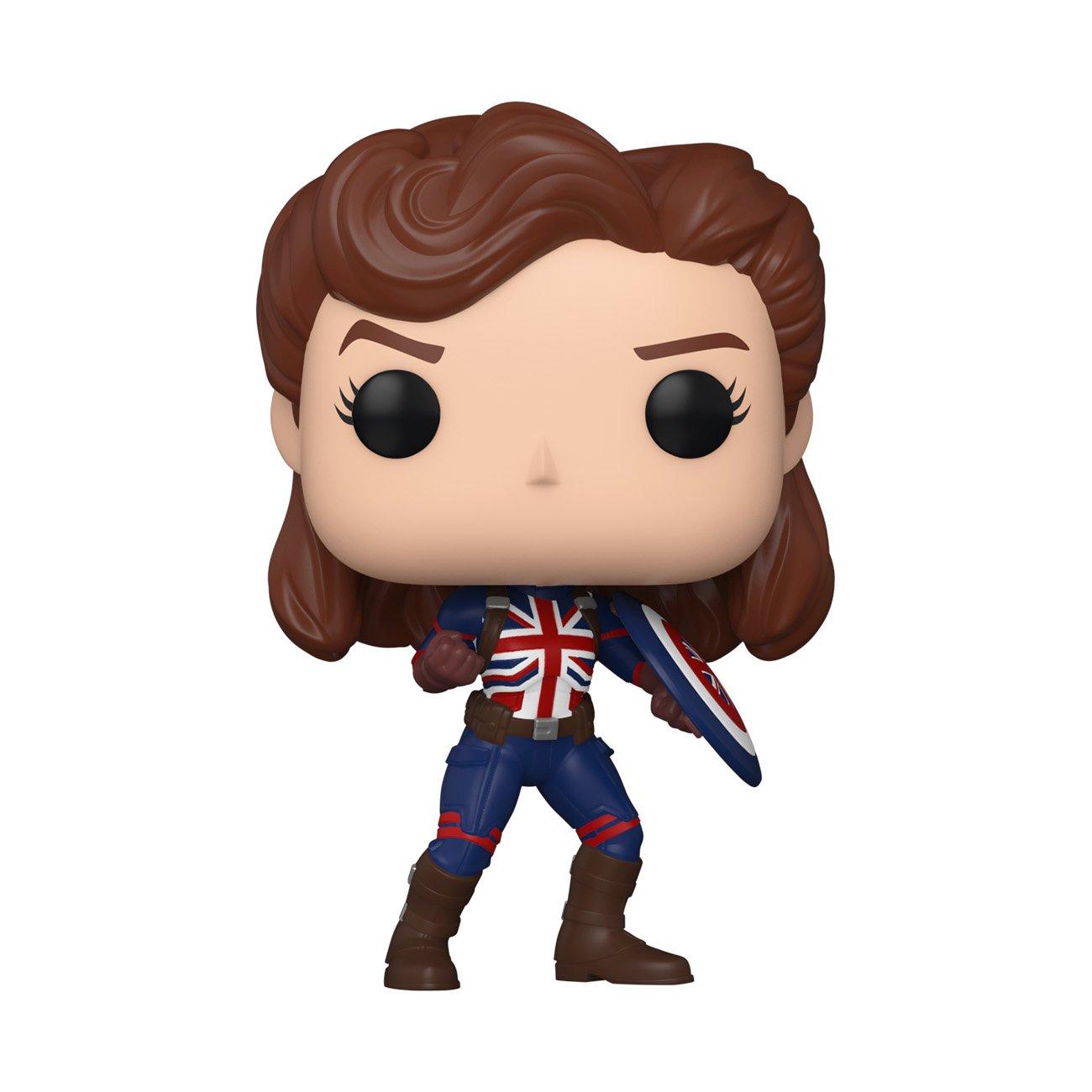 Funko POP Marvel What If Captain Carter 4 in Vinyl Figure