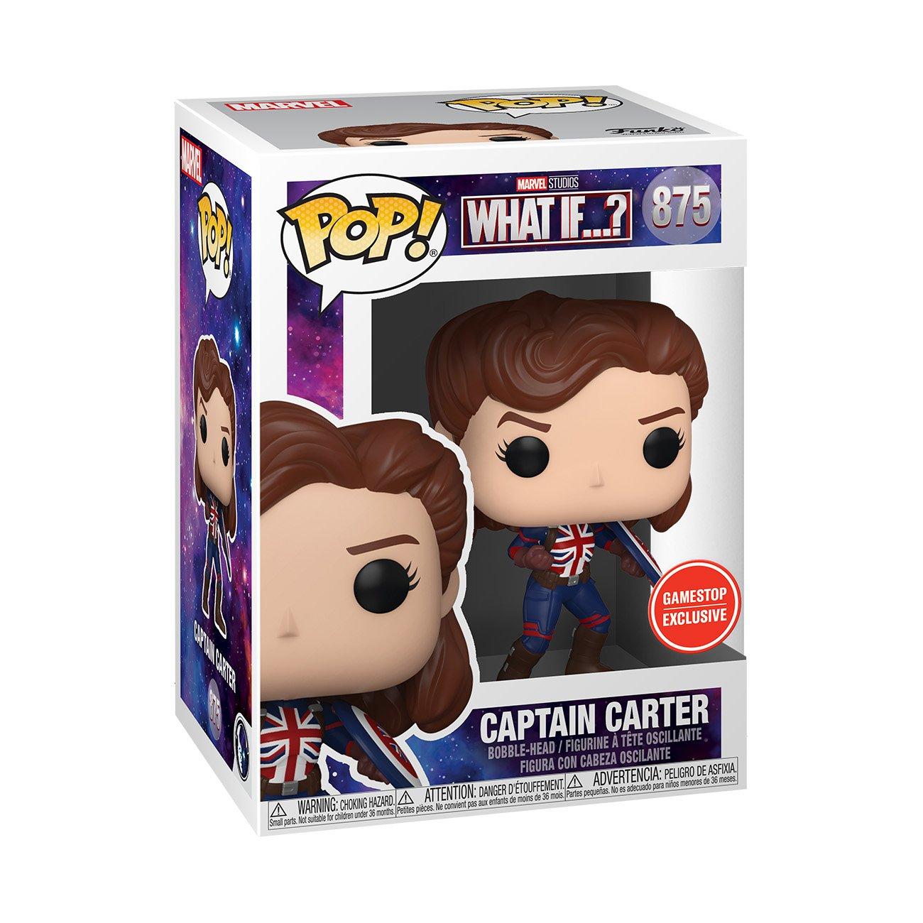 Funko POP Marvel What If Captain Carter 4 in Vinyl Figure