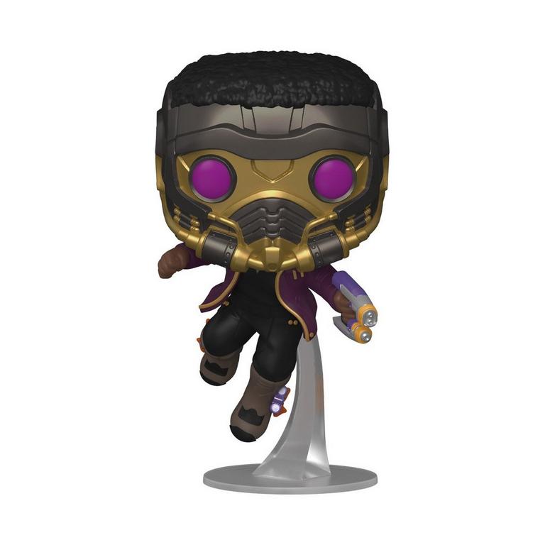 Funko POP! Marvel: What If...? T'Challa Star-Lord 4.5-in Vinyl Figure