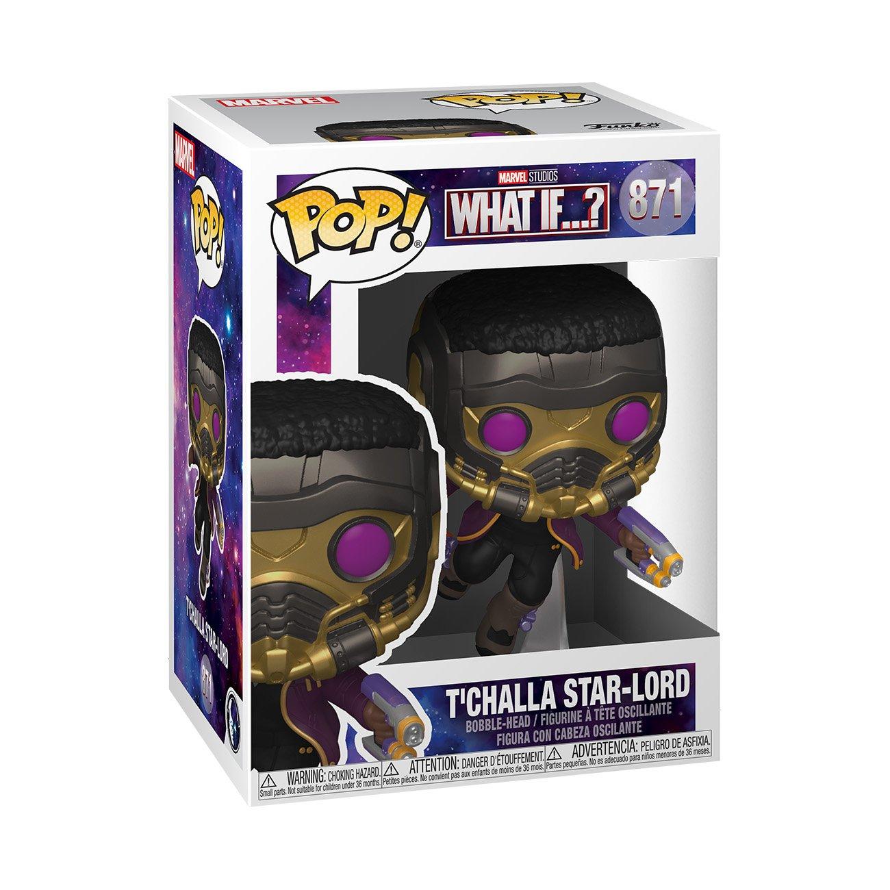 Hverdage Afspejling til stede Funko POP! Marvel: What If...? T'Challa Star-Lord 4.5-in Vinyl Figure |  GameStop