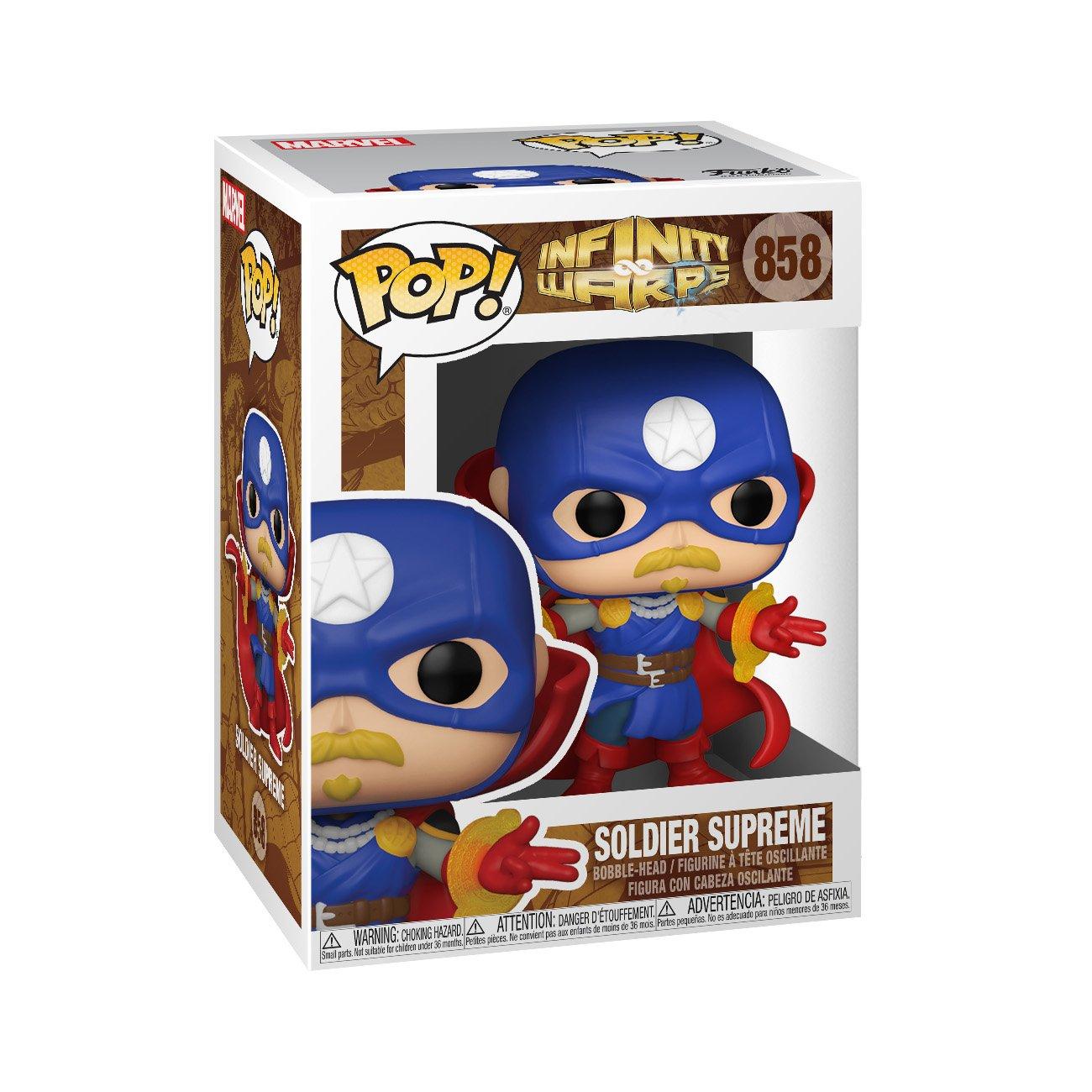 Funko POP! Marvel: Infinity Warps Soldier Supreme 3.75-in Vinyl