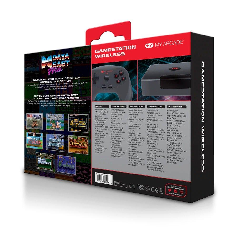 My Arcade GameStation Wireless Plug & Play Game Console with 2 Controllers
