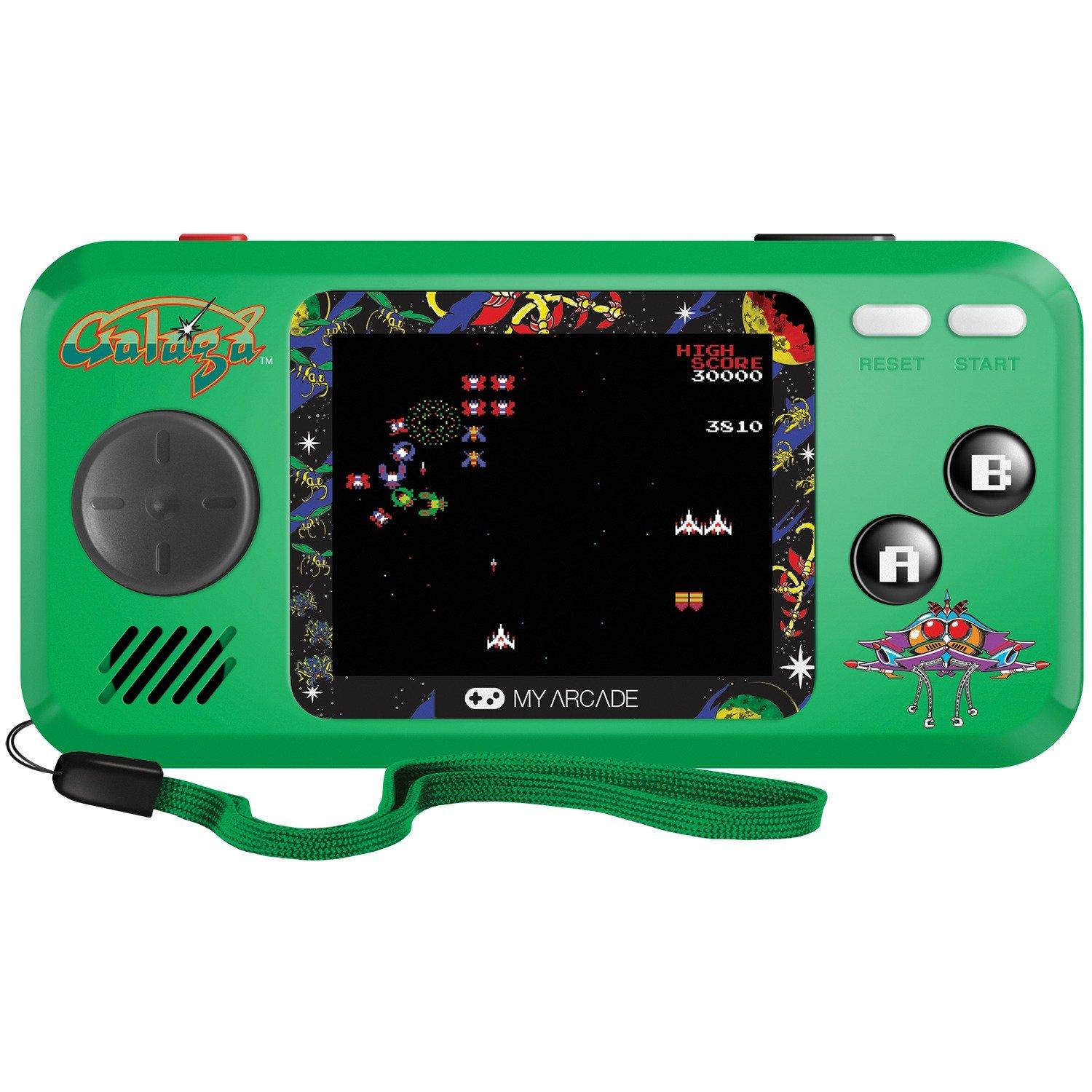 My Arcade Contra Pocket Player Handheld Portable Video Game System Galaga
